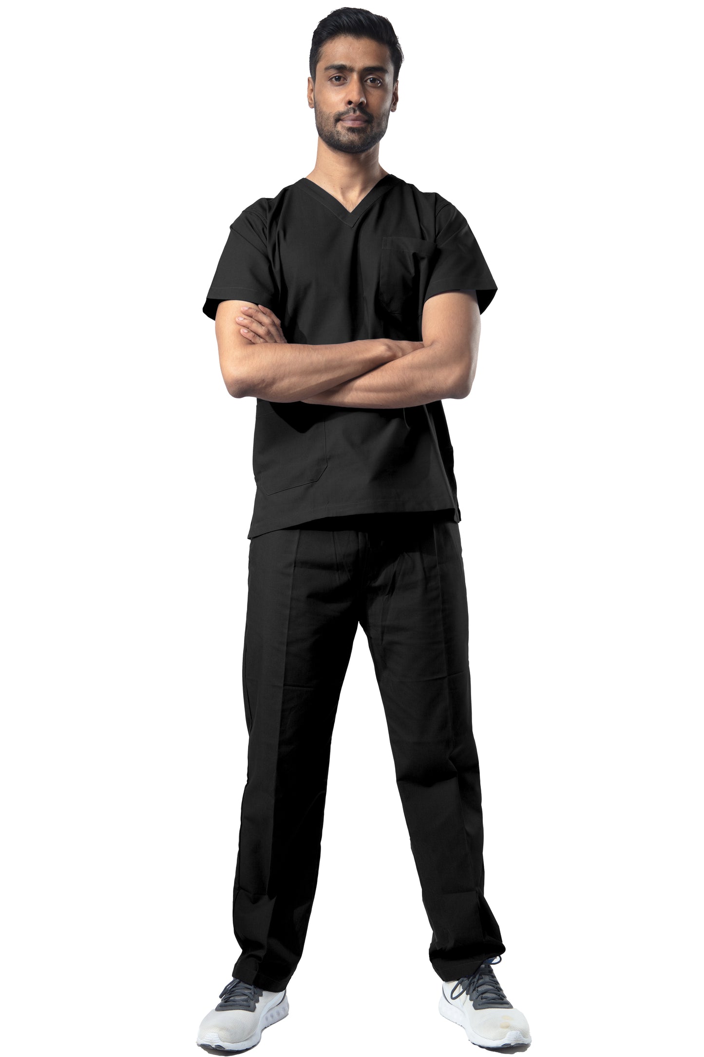 Male Scrub Suit - DSV - Black