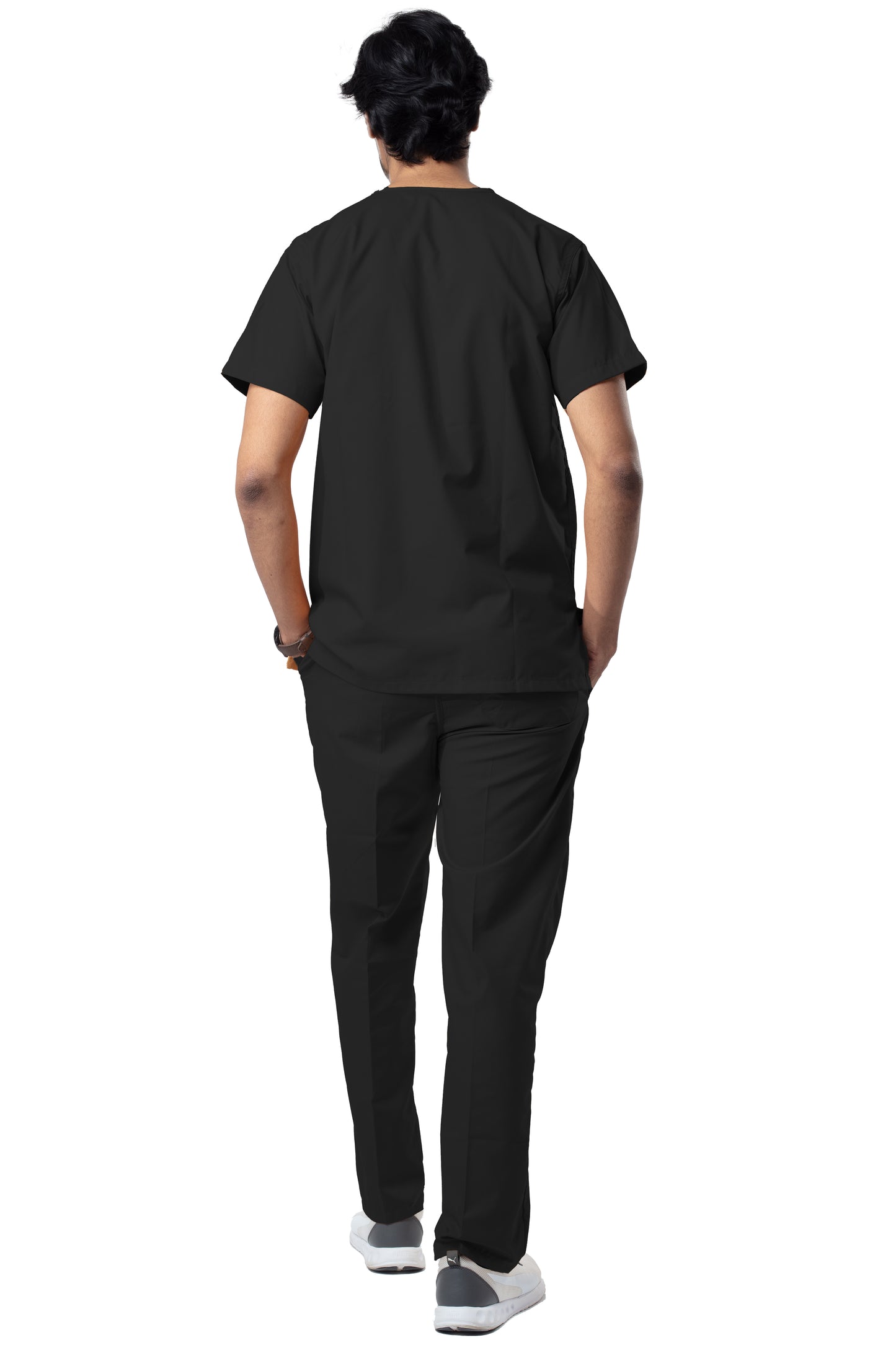 Male Scrub Suit - DSV - Black