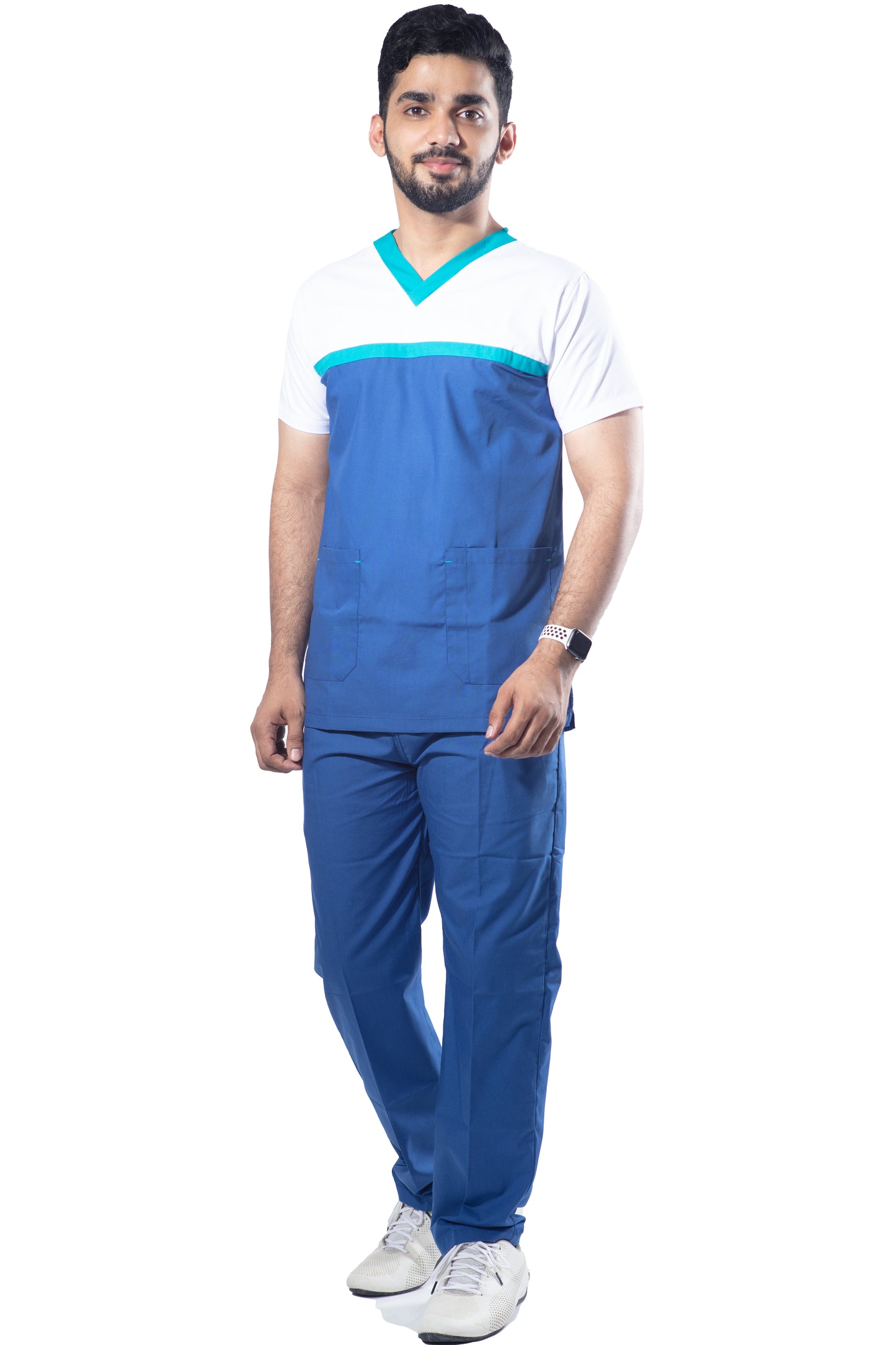 Mens Scrub Suit Designer - DSDV03 - Bright Blue