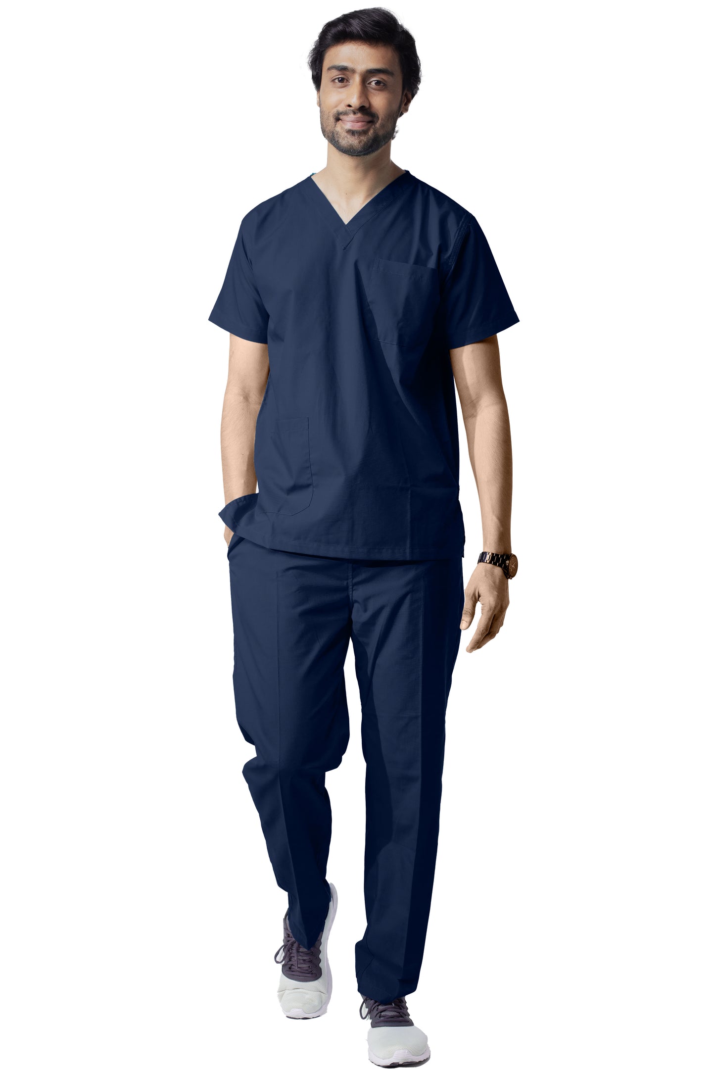 Male Scrub Suit - DSV - Olive Blue