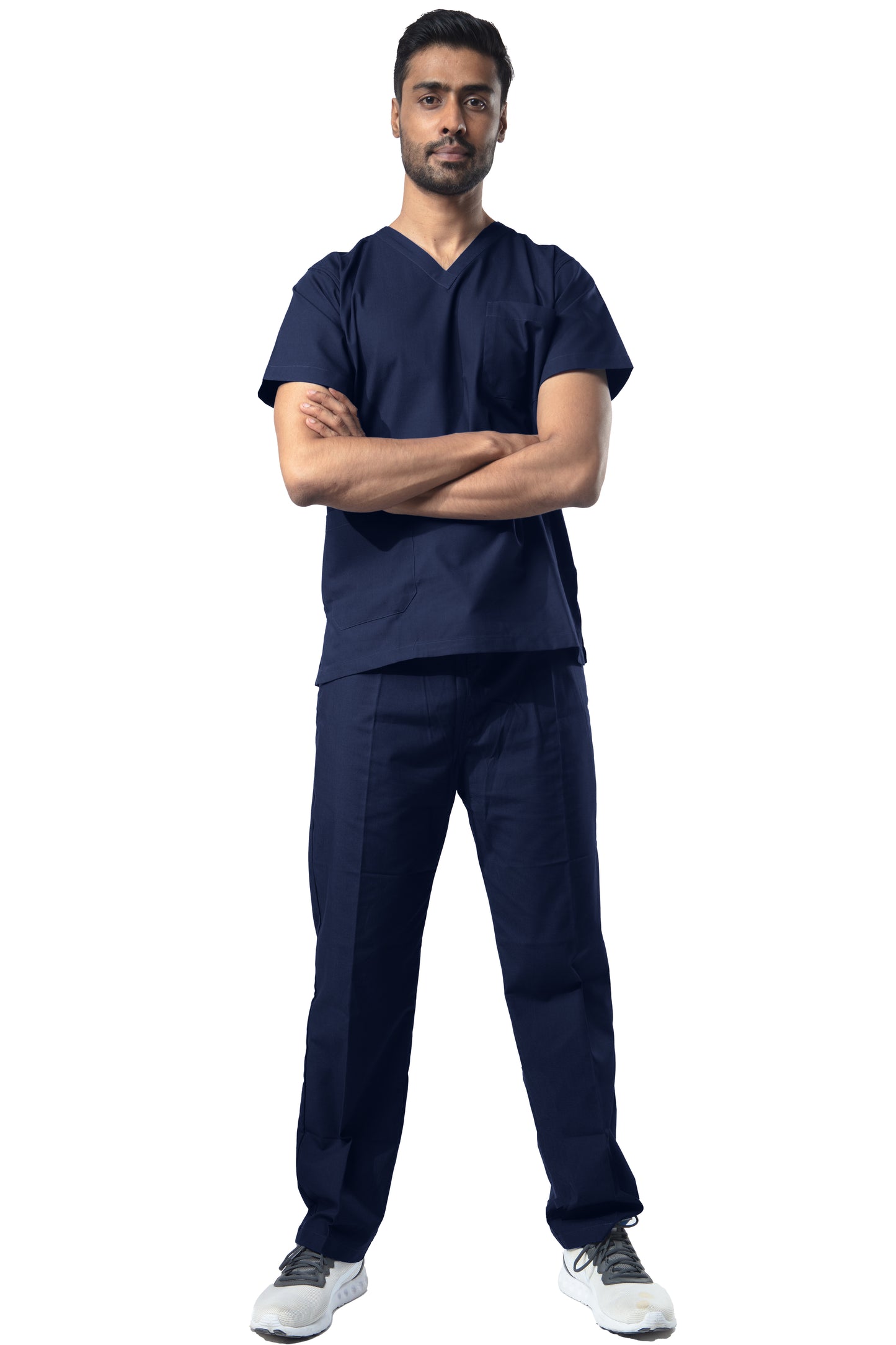 Male Scrub Suit - DSV - Olive Blue