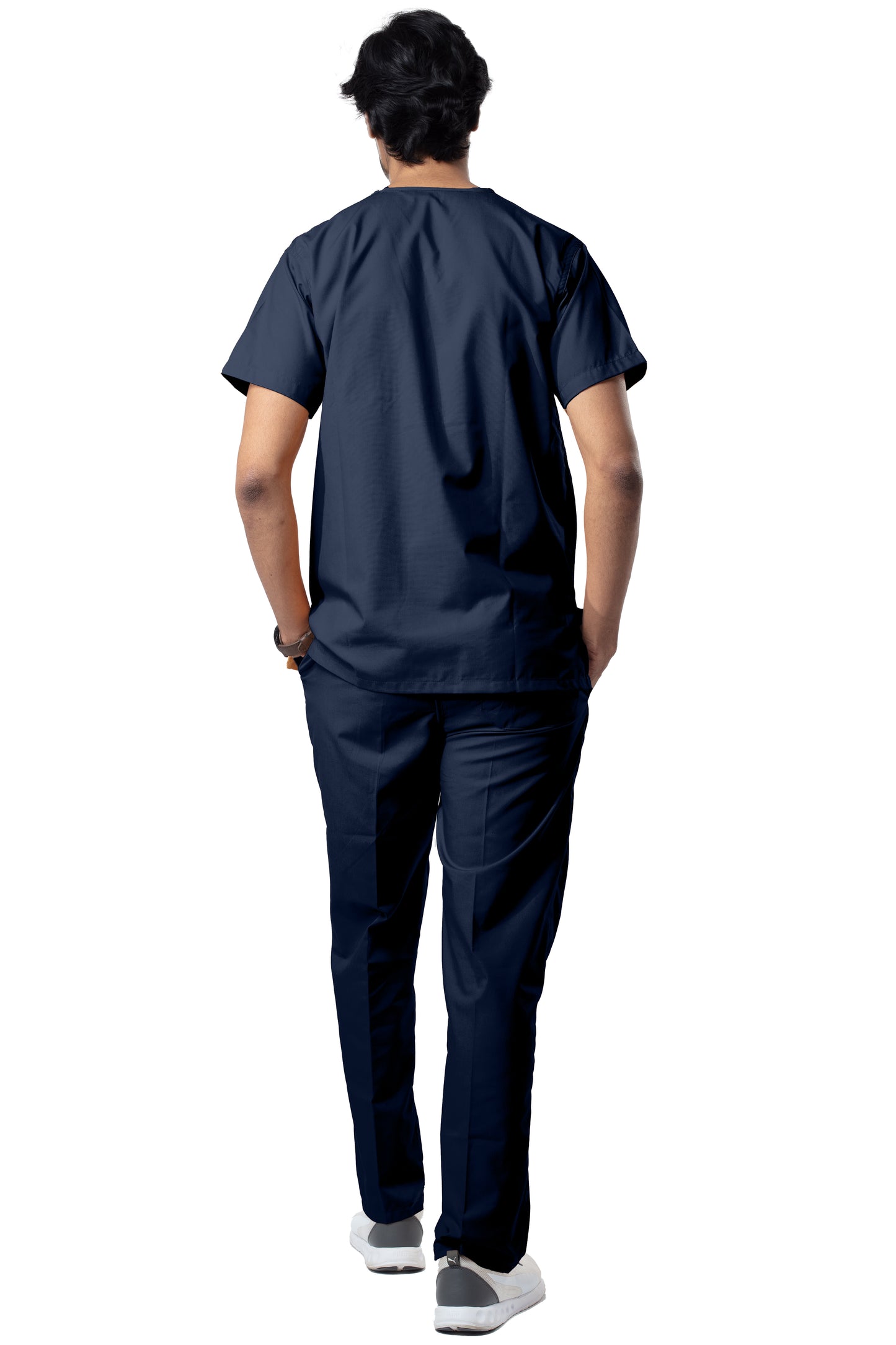 Male Scrub Suit - DSV - Olive Blue