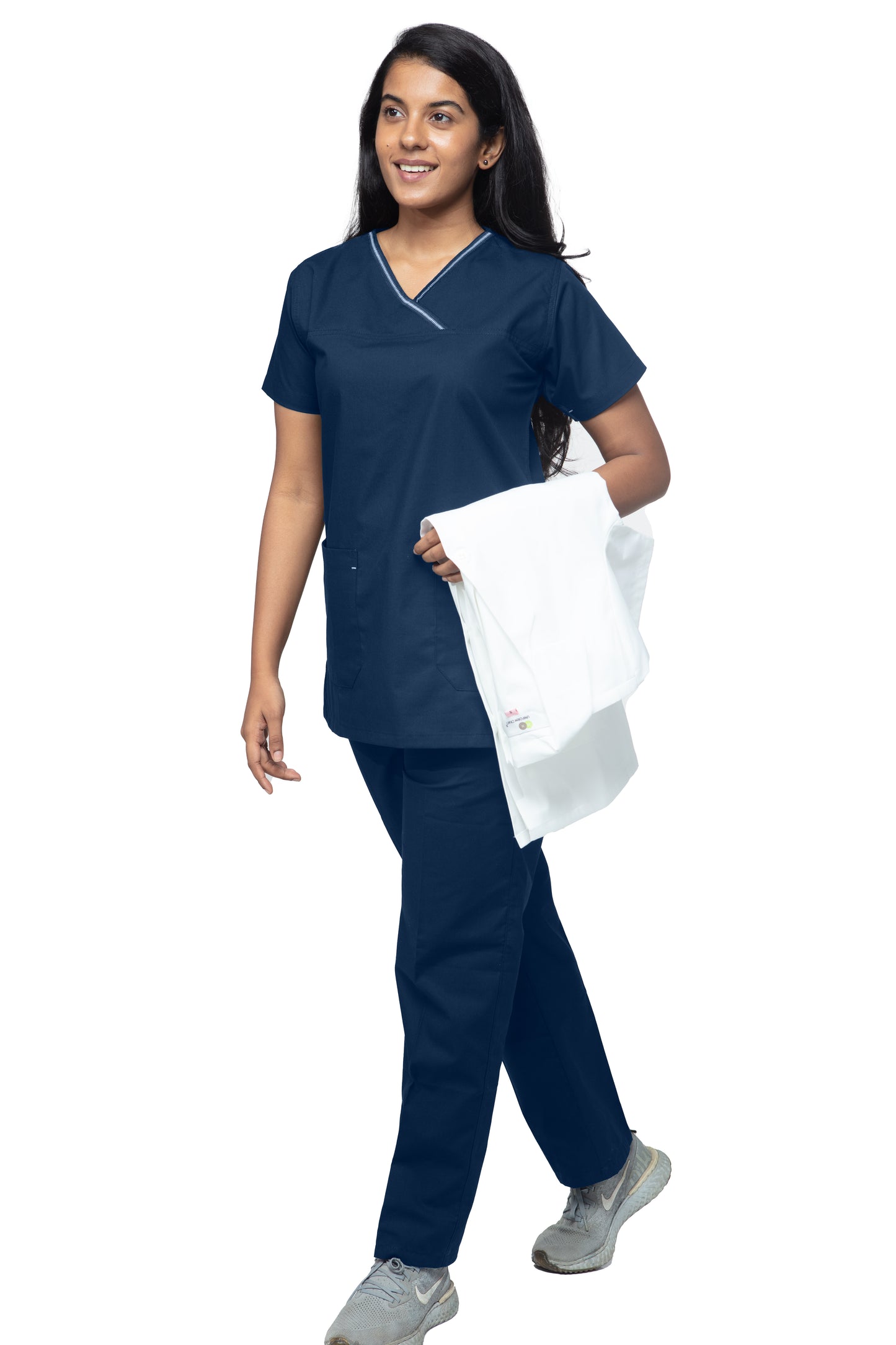 Female Scrub Suit Designer - DSDX01 - Olive Blue