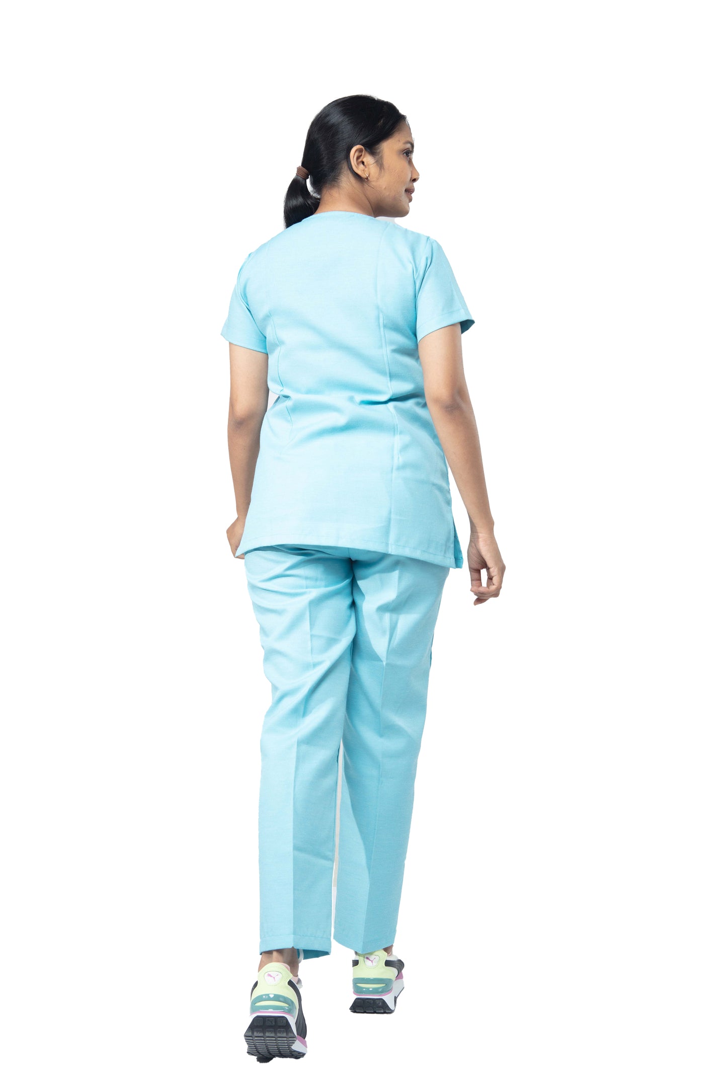 Female Nurse Uniform NT08 - Aqua