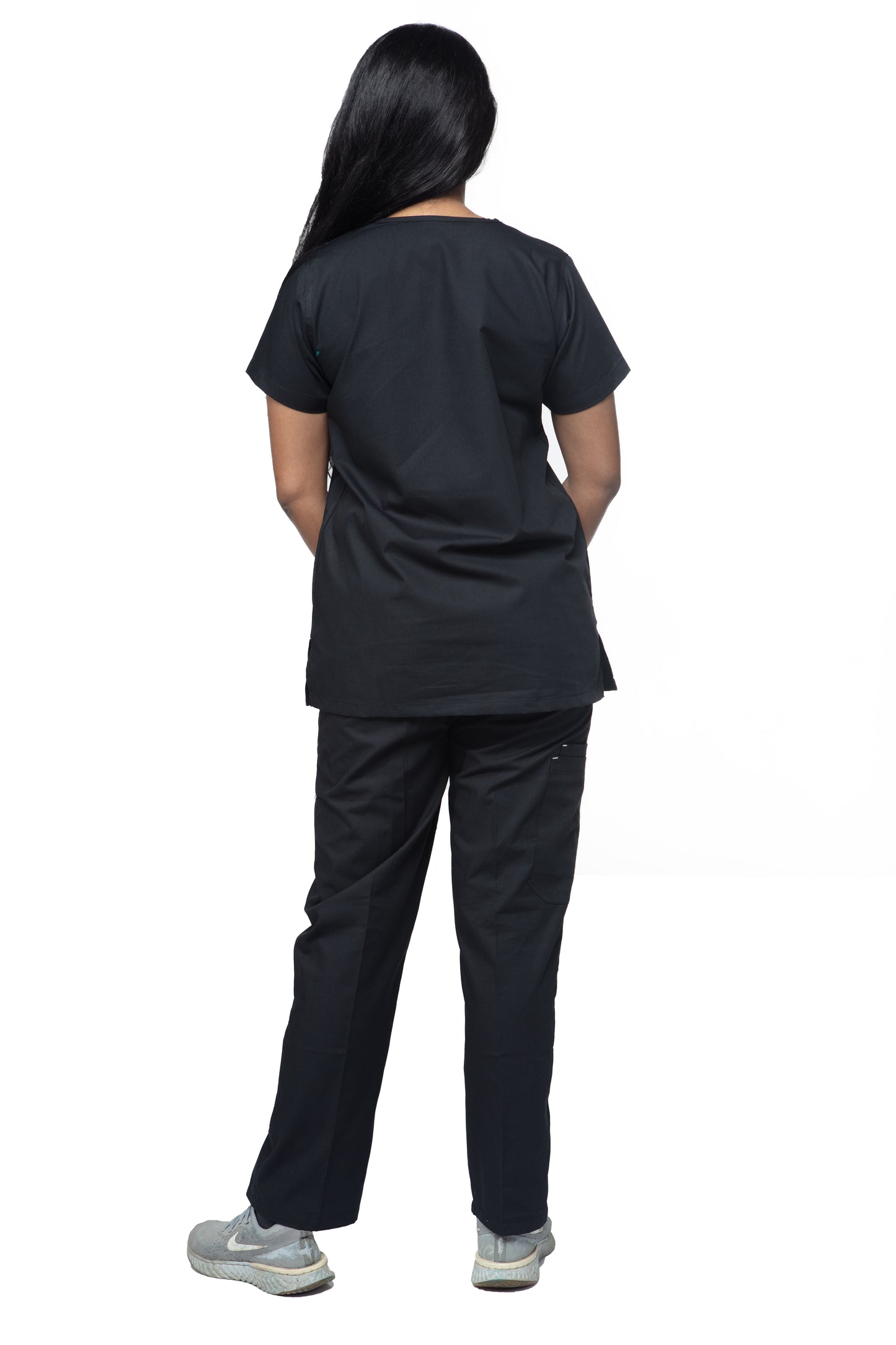 Female Scrub Suit Designer - DSDX01 - Black
