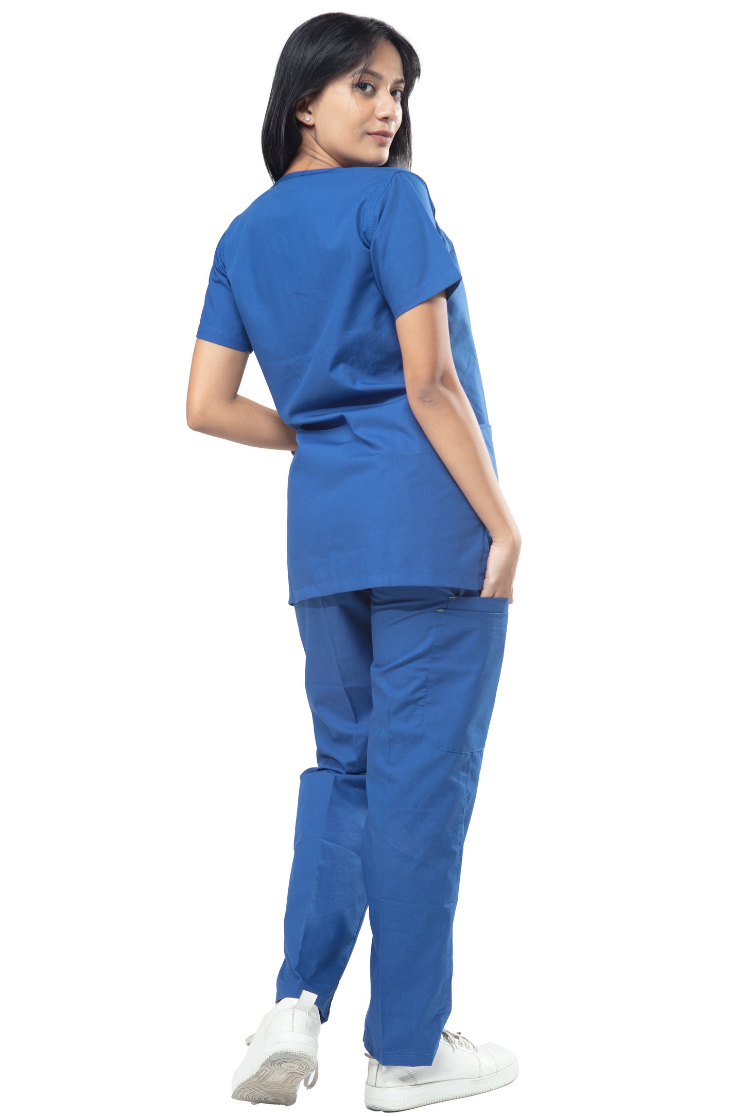 Female Scrub Suit Designer - DSDX01 - Bright Blue