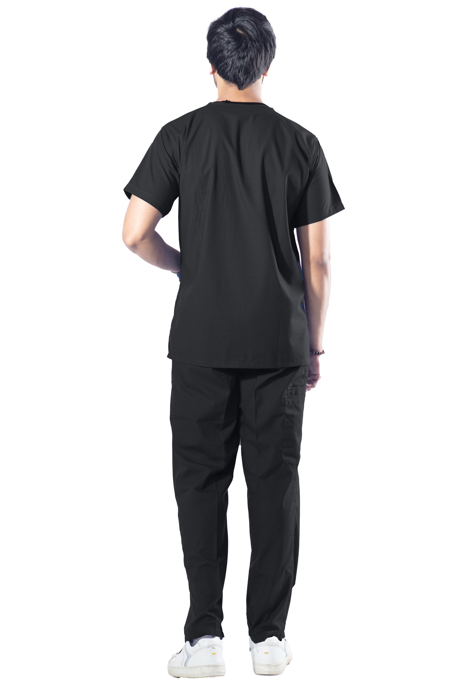 Male Scrub Suit Designer - DSDV01 - Black