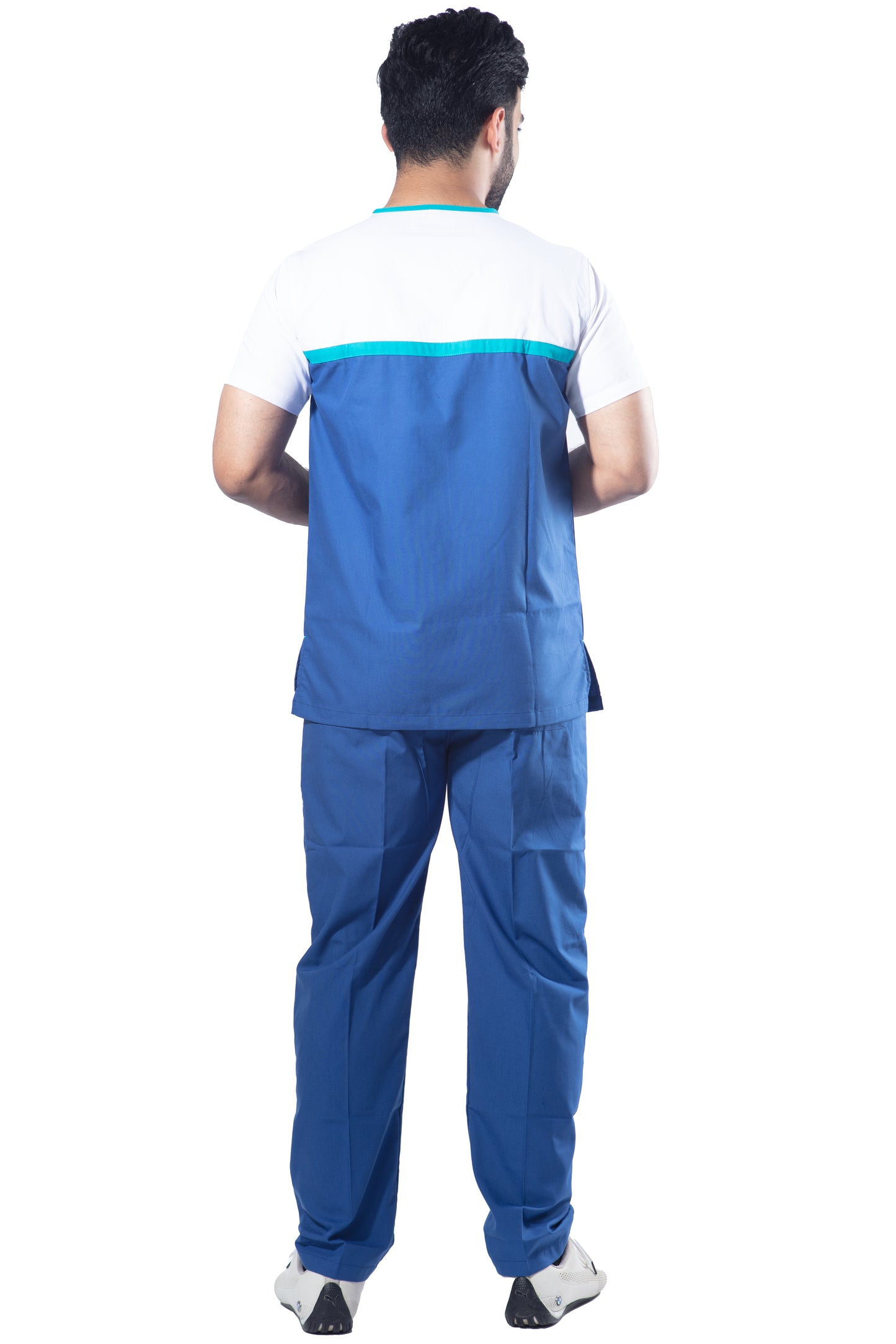 Mens Scrub Suit Designer - DSDV03 - Bright Blue