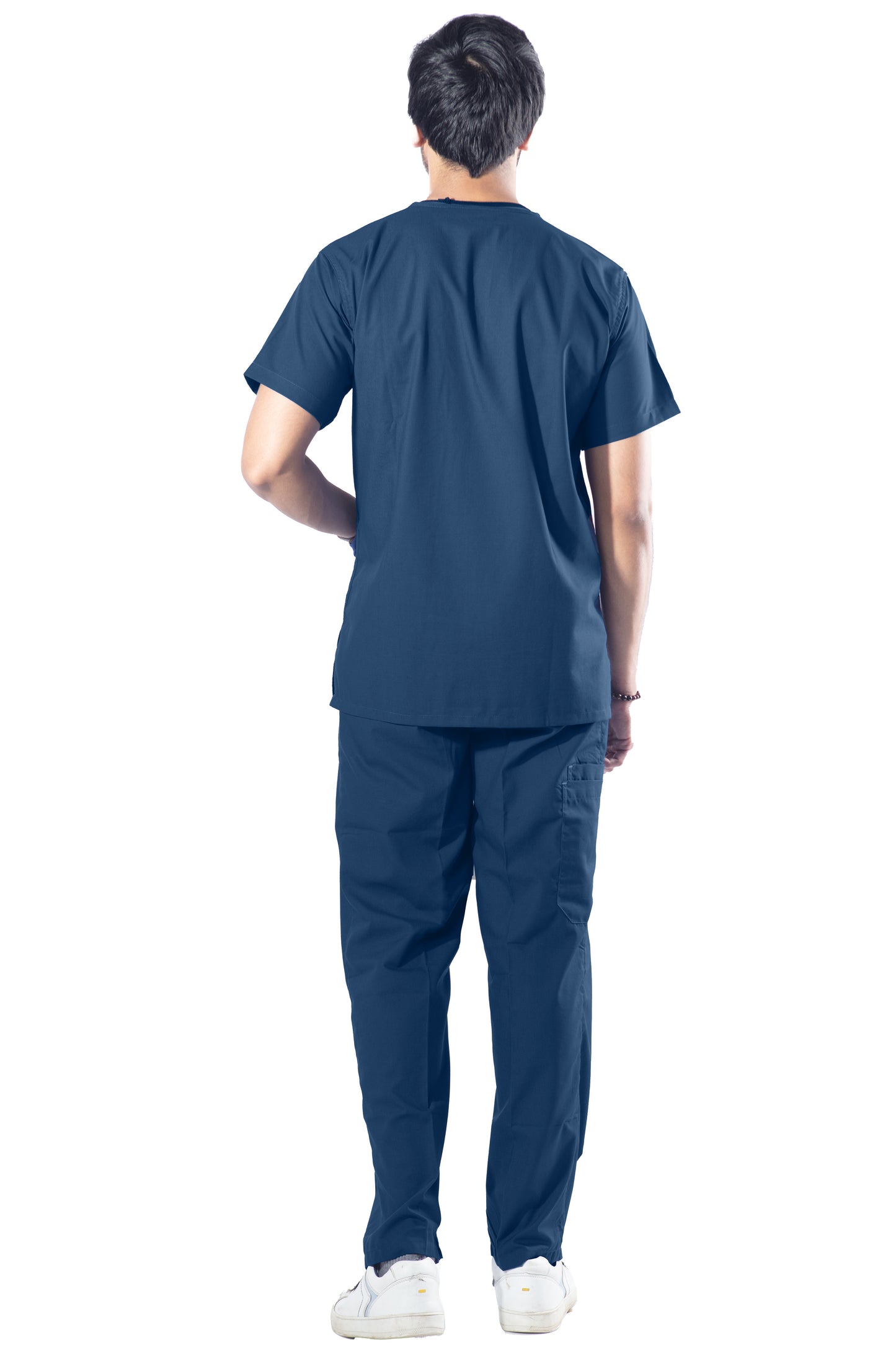 Male Scrub Suit Designer - DSDV01 - Olive Blue
