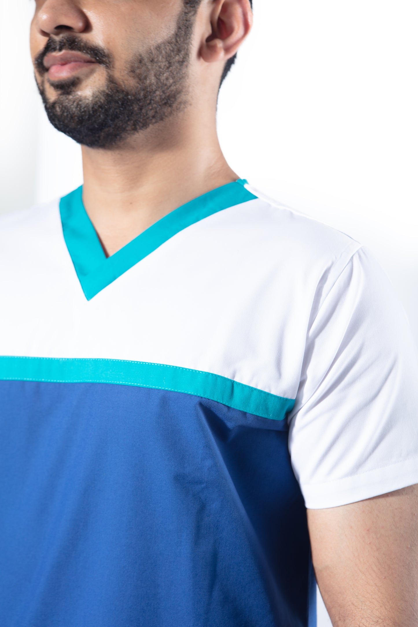 Mens Scrub Suit Designer - DSDV03 - Bright Blue