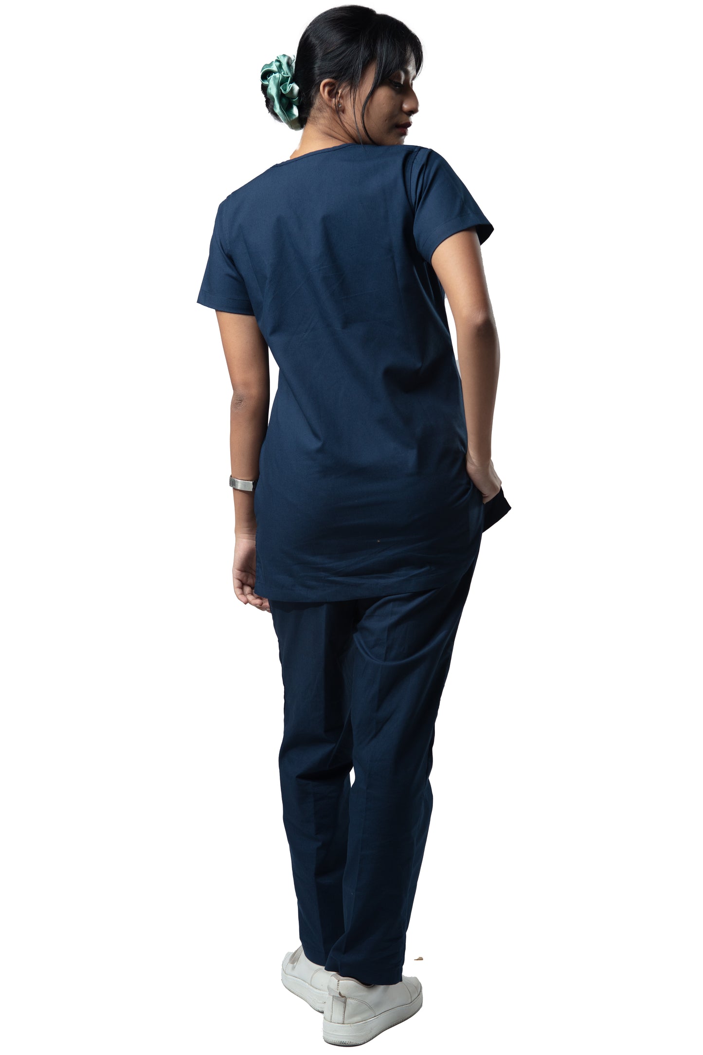 Female Scrub Suit - DSVX - Olive Blue