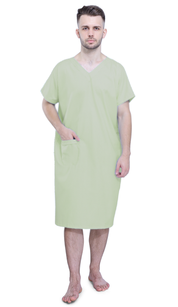 Unisex Patient Gown - Back Open - OT/ICU Gowns