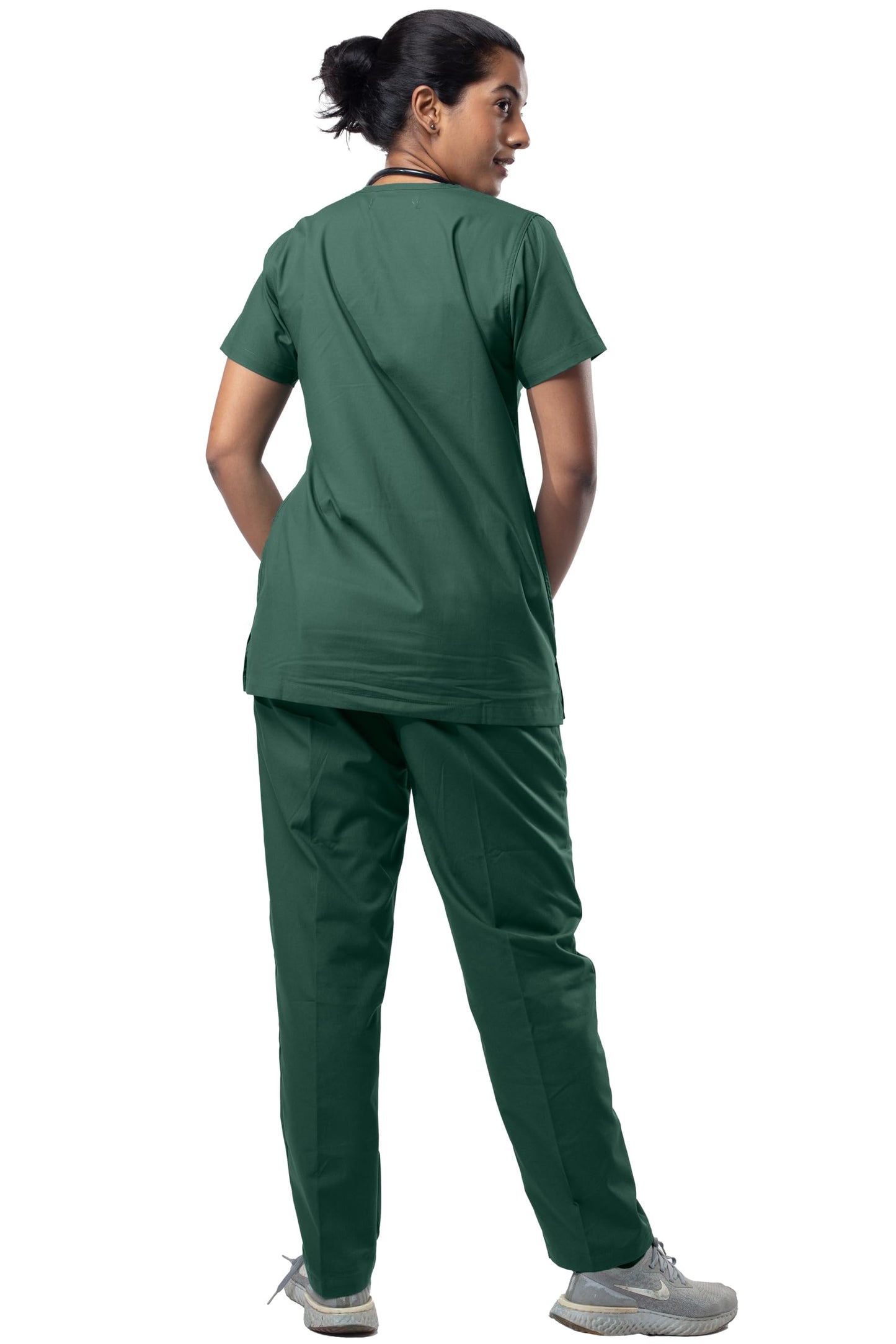 Female Scrub Suit - DSVX - Forest Green