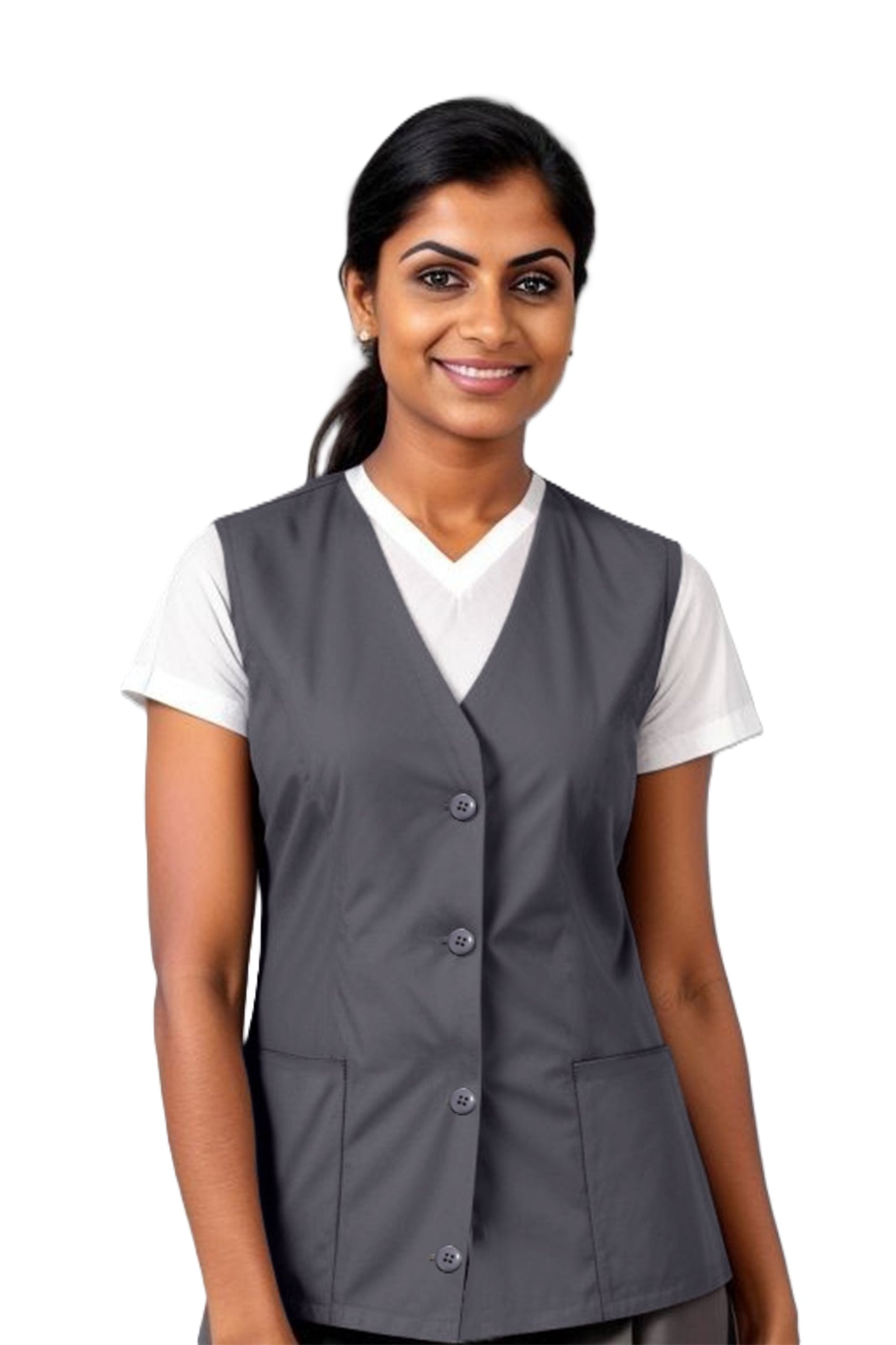 Women's Support Staff Vest  - SSV - Grey