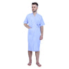Unisex Patient Gown - Front Open - Dobby checks