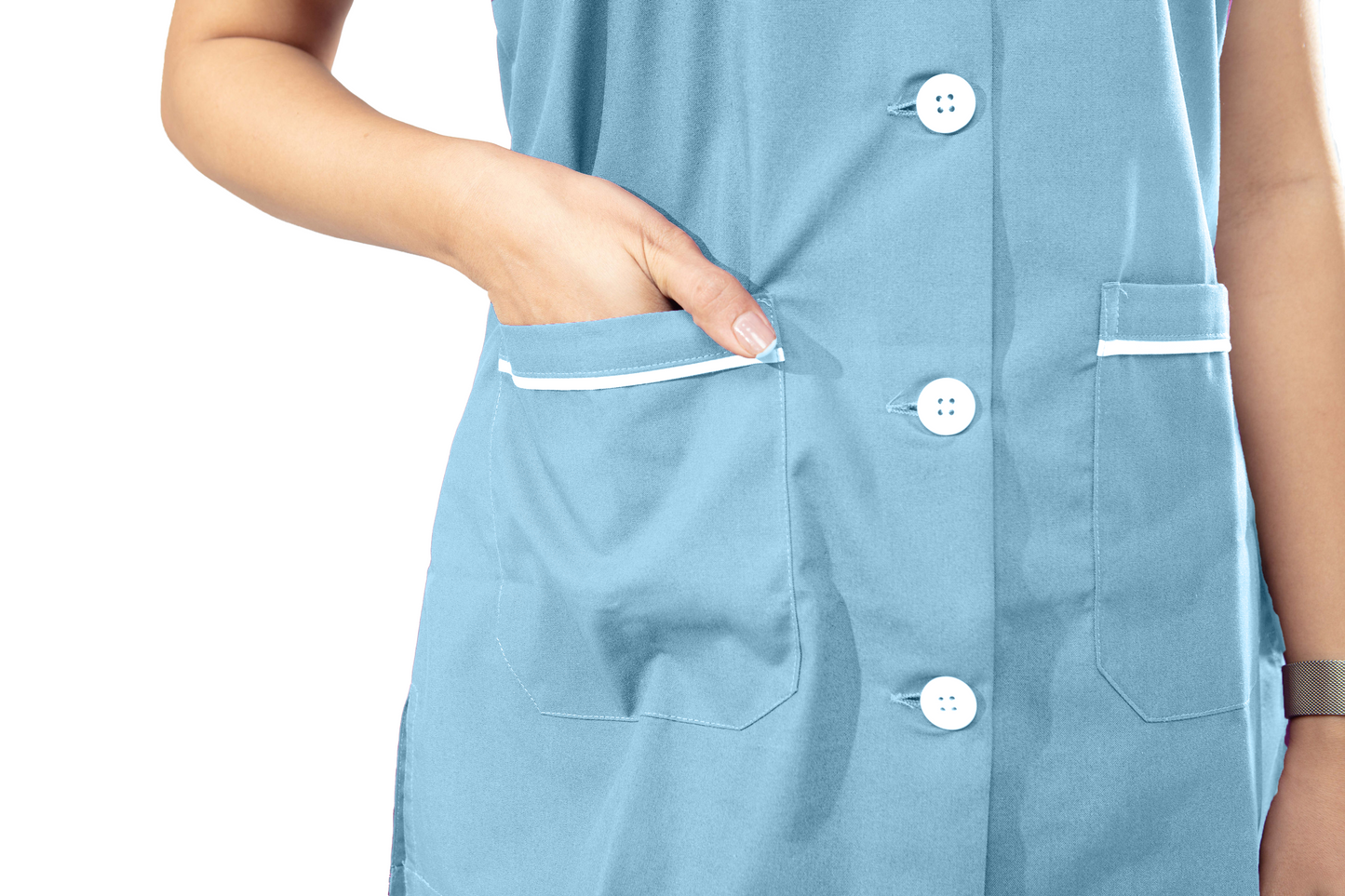 Female Nurse Uniform  NT01 - Light Blue
