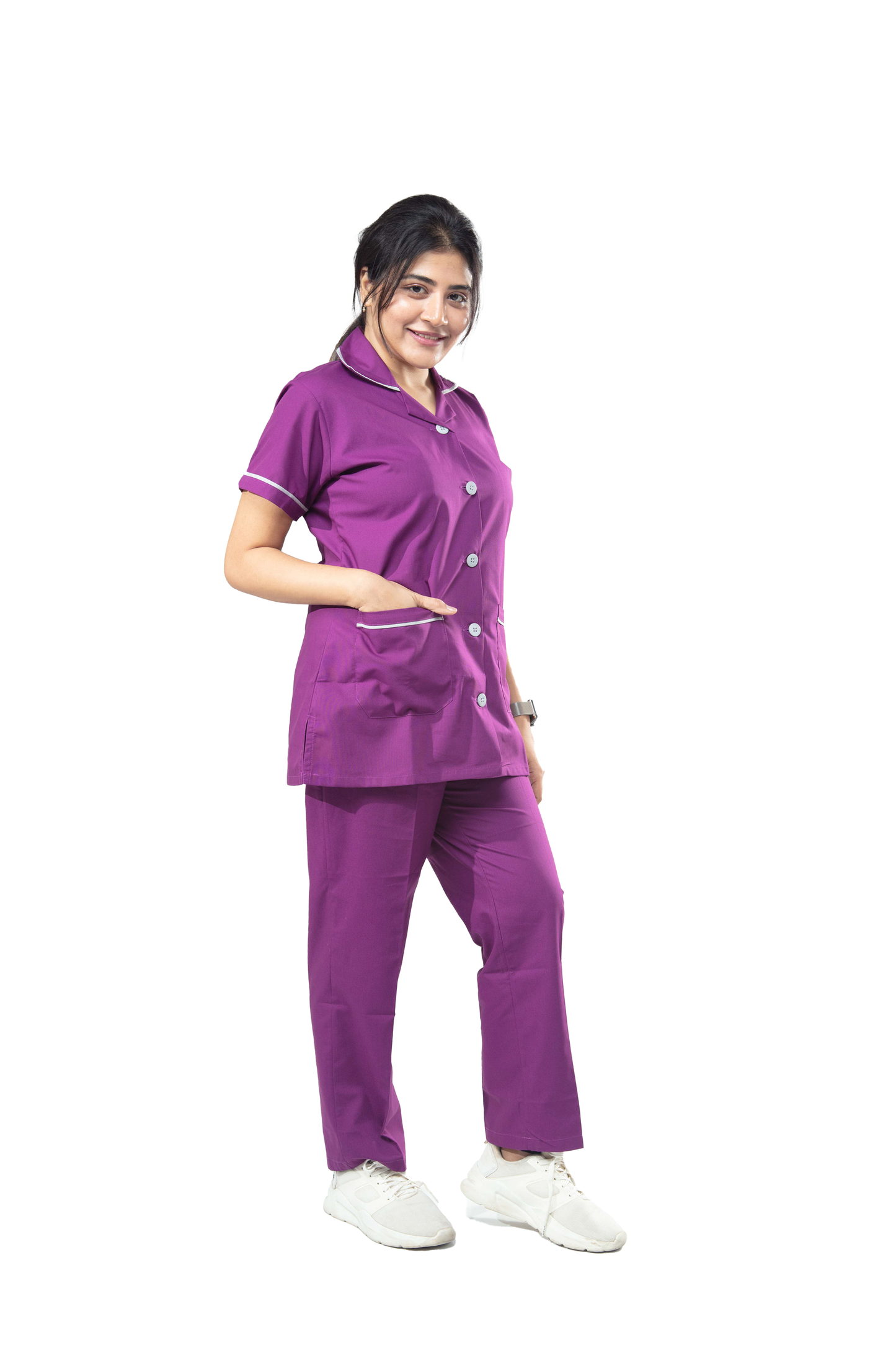 Female Nurse Uniform  NT01 - Violet