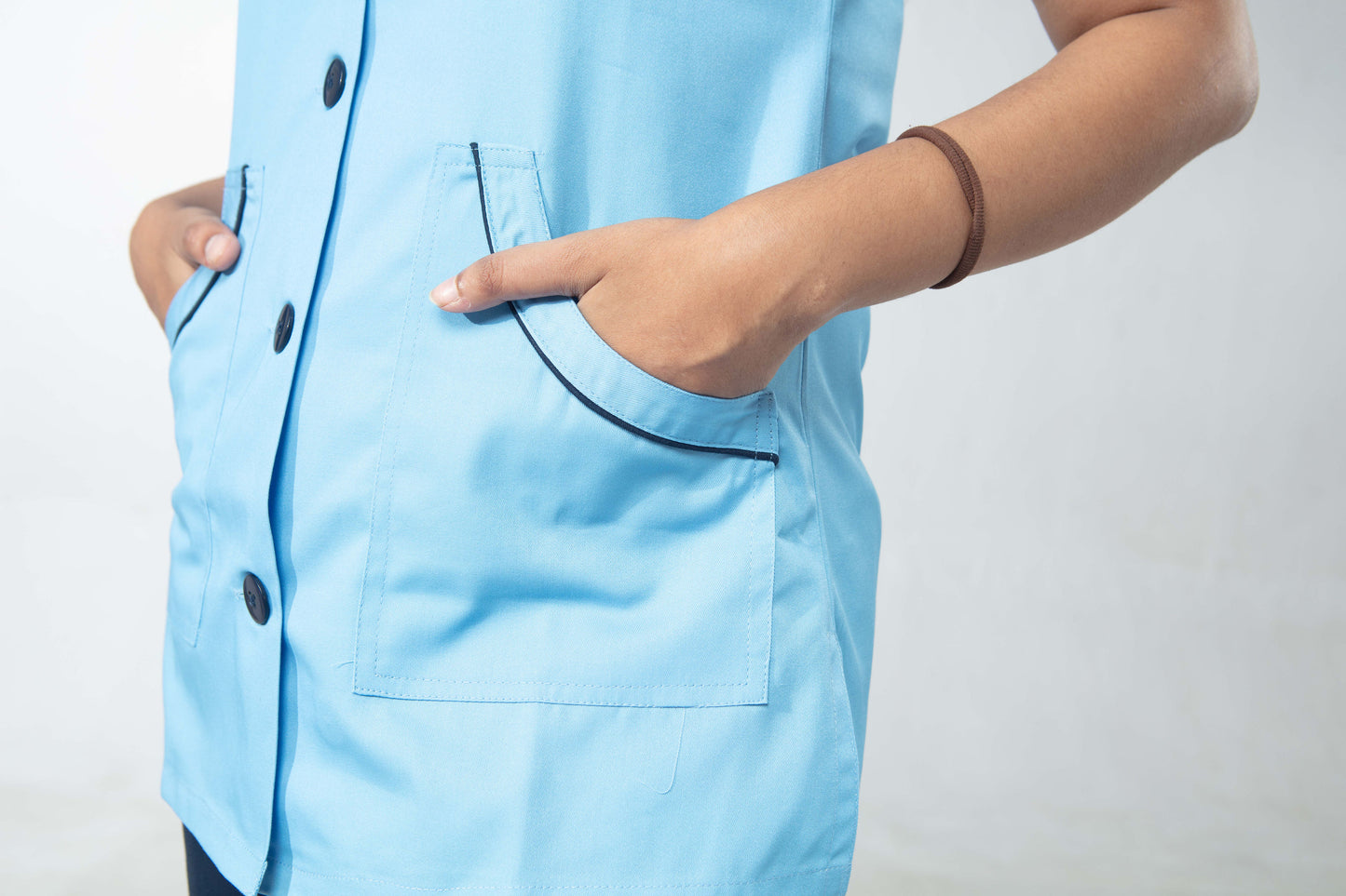 Female Nurse Uniform NT02 - Light Blue