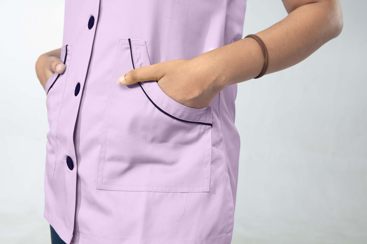 Female Nurse Uniform NT02 - Light Purple