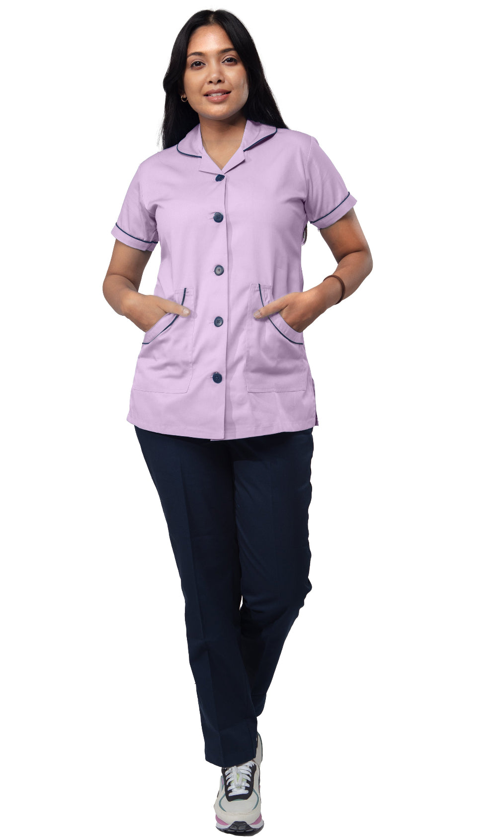 Female Nurse Uniform NT02 - Light Purple