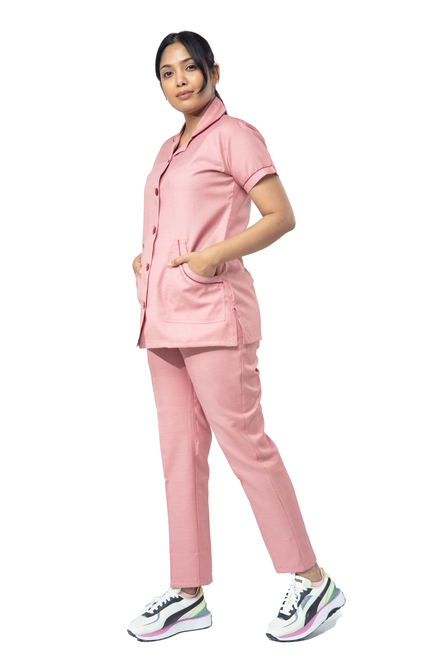 Female Nurse Uniform NT02 - Red