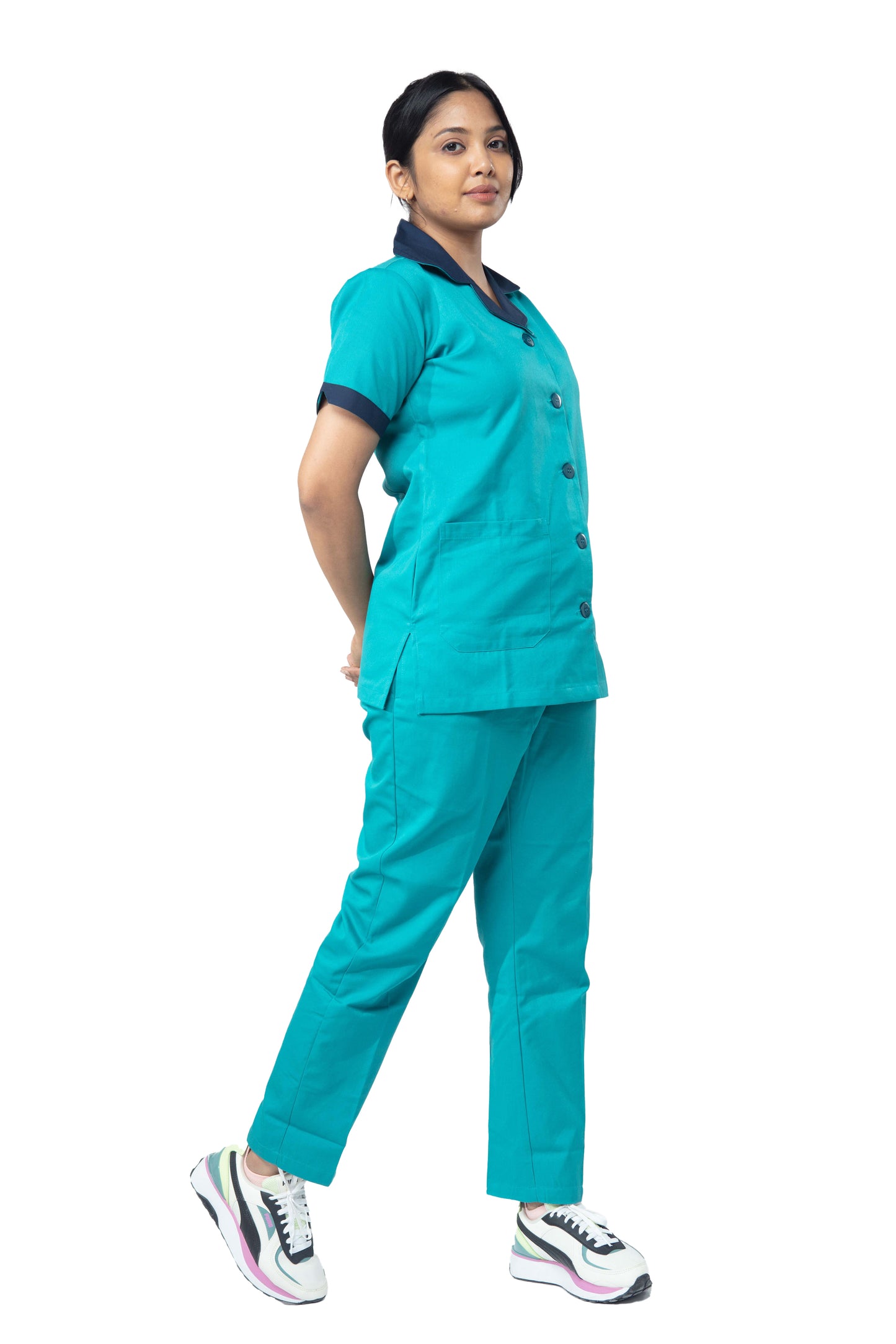 Female Nurse Uniform NT03 - Teal