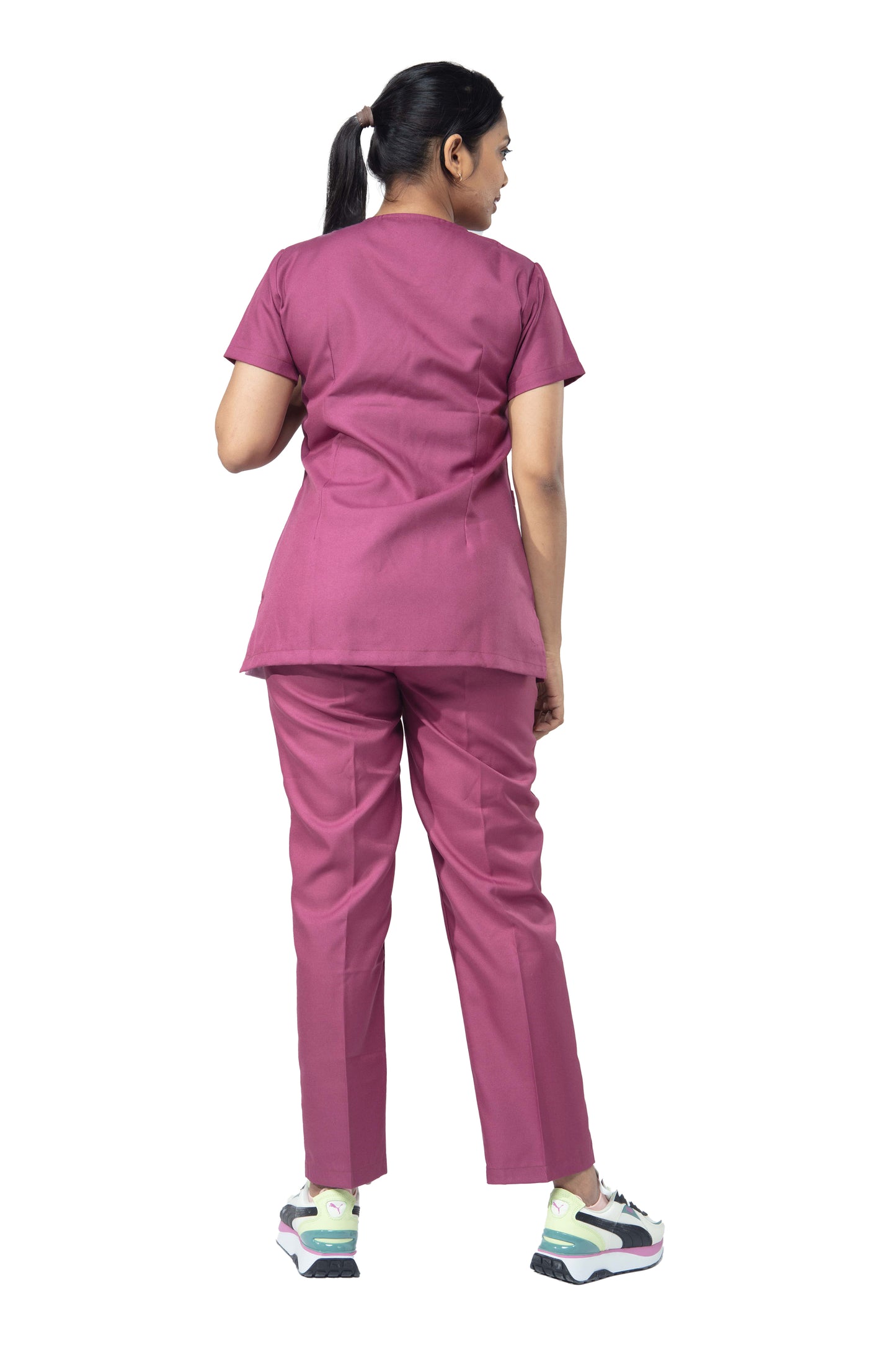 Female Nurse Uniform NT05 - Plum