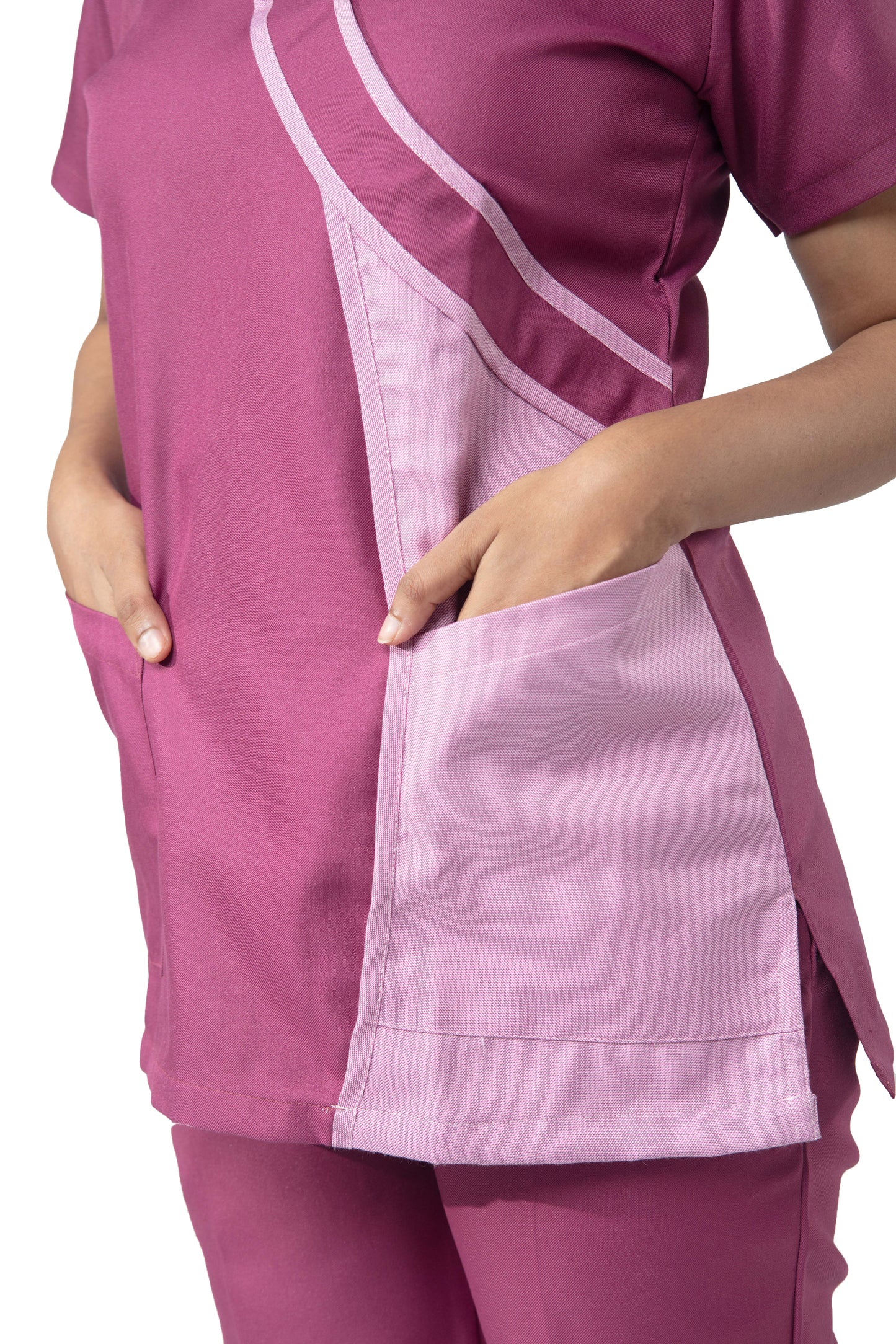 Female Nurse Uniform NT05 - Plum