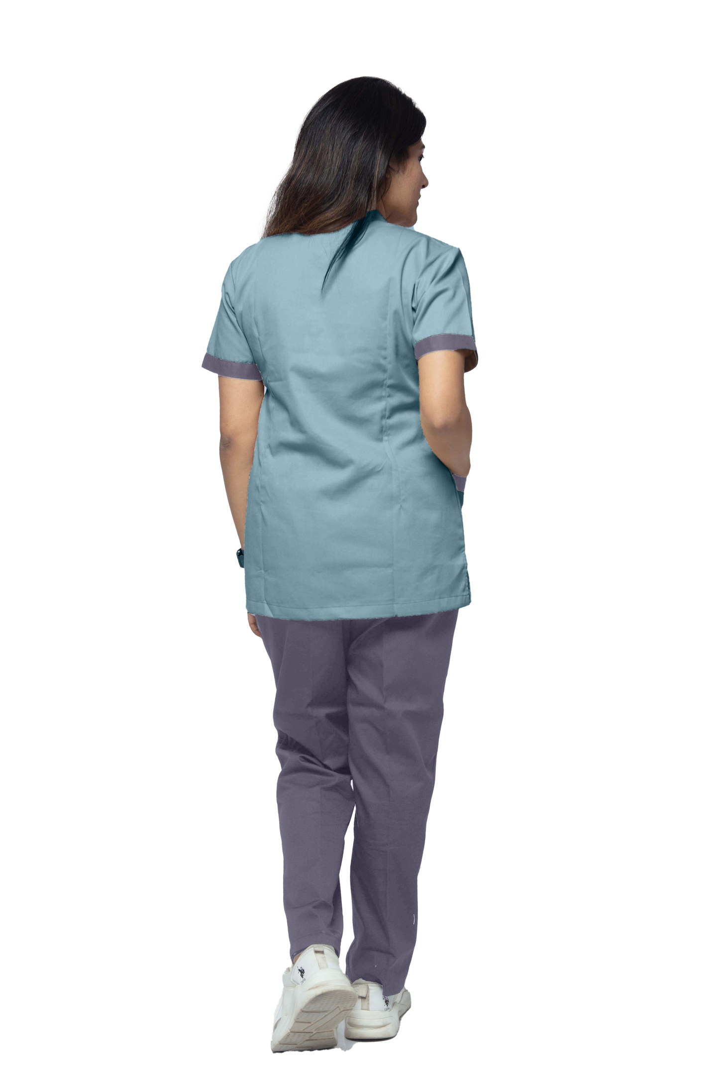 Female Nurse Uniform NT06 - Ash Green