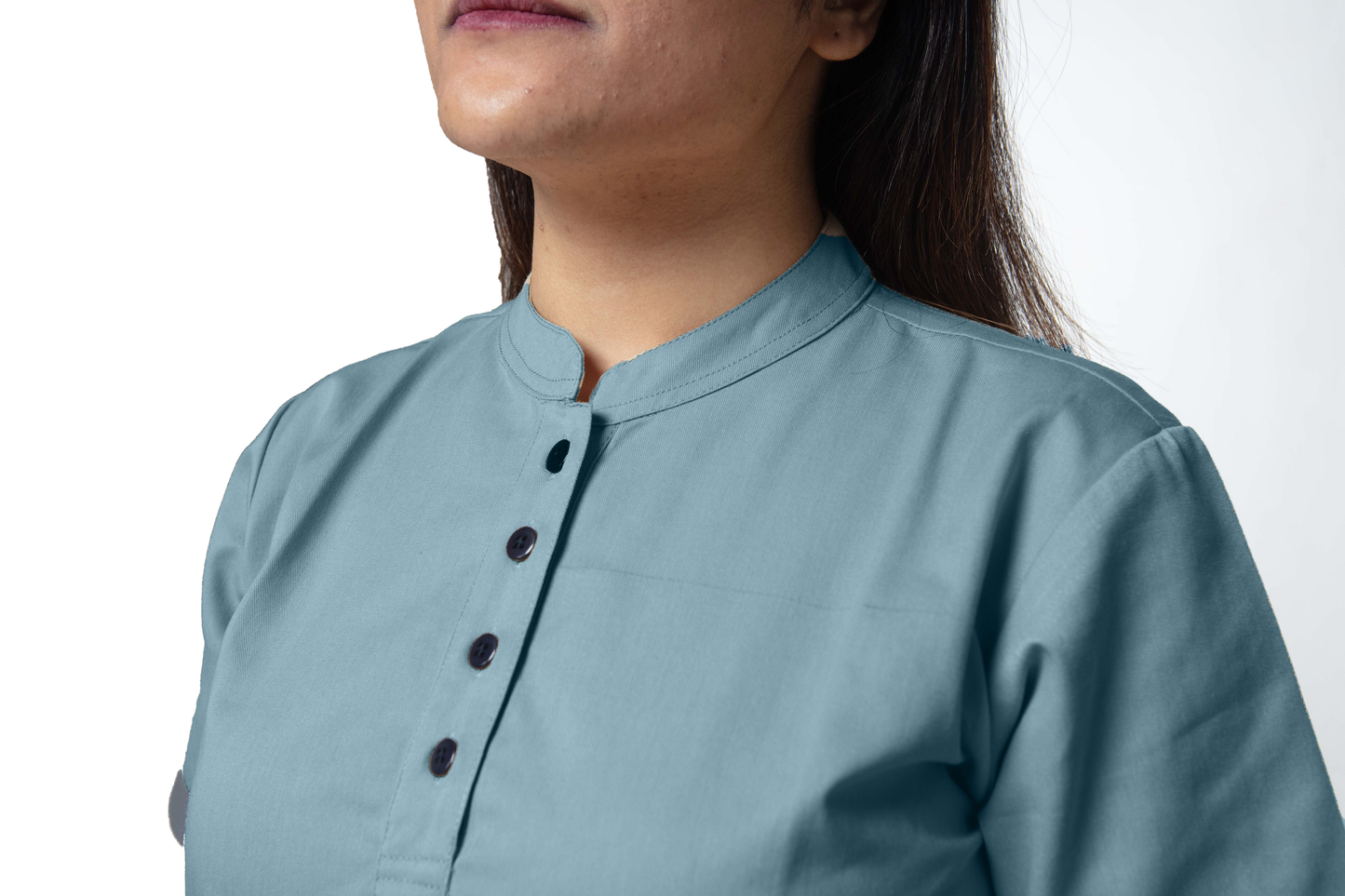 Female Nurse Uniform NT06 - Ash Green