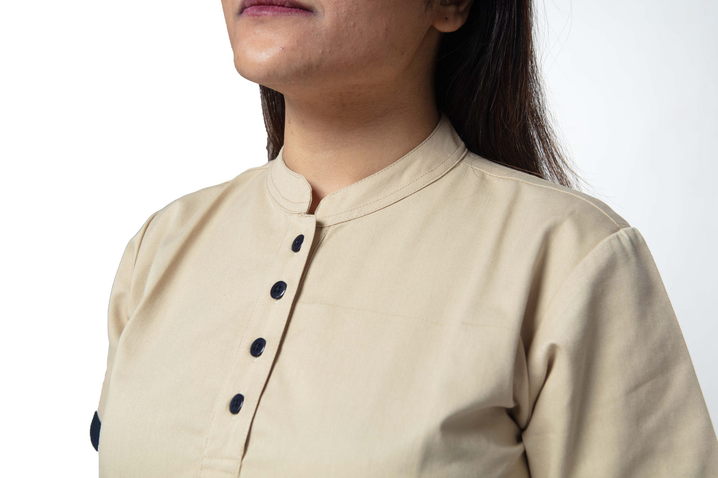 Female Nurse Uniform NT06 - Beige