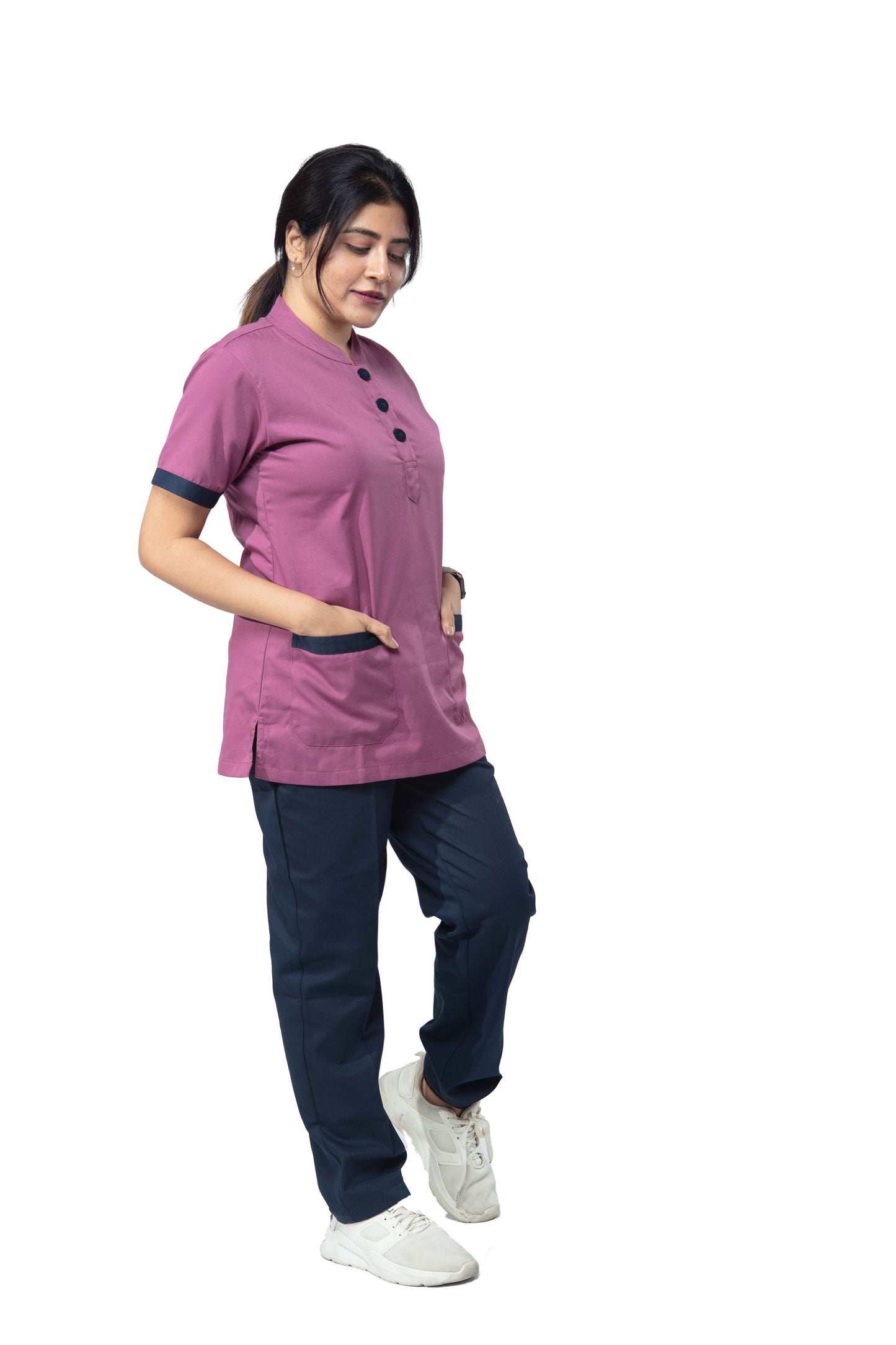 Female Nurse Uniform NT06 - Plum