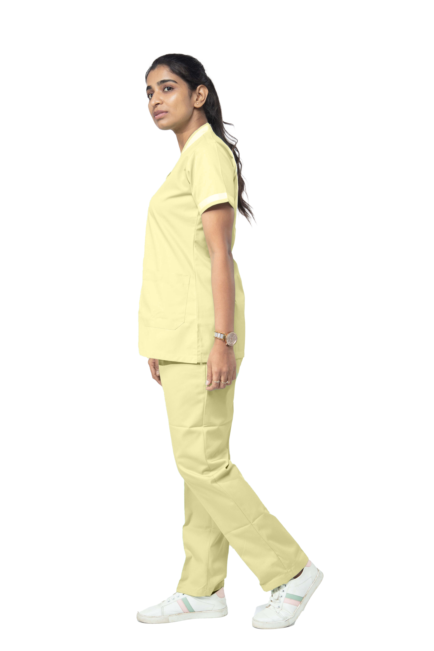 Female Nurse Uniform NT10 - Ginger Yellow