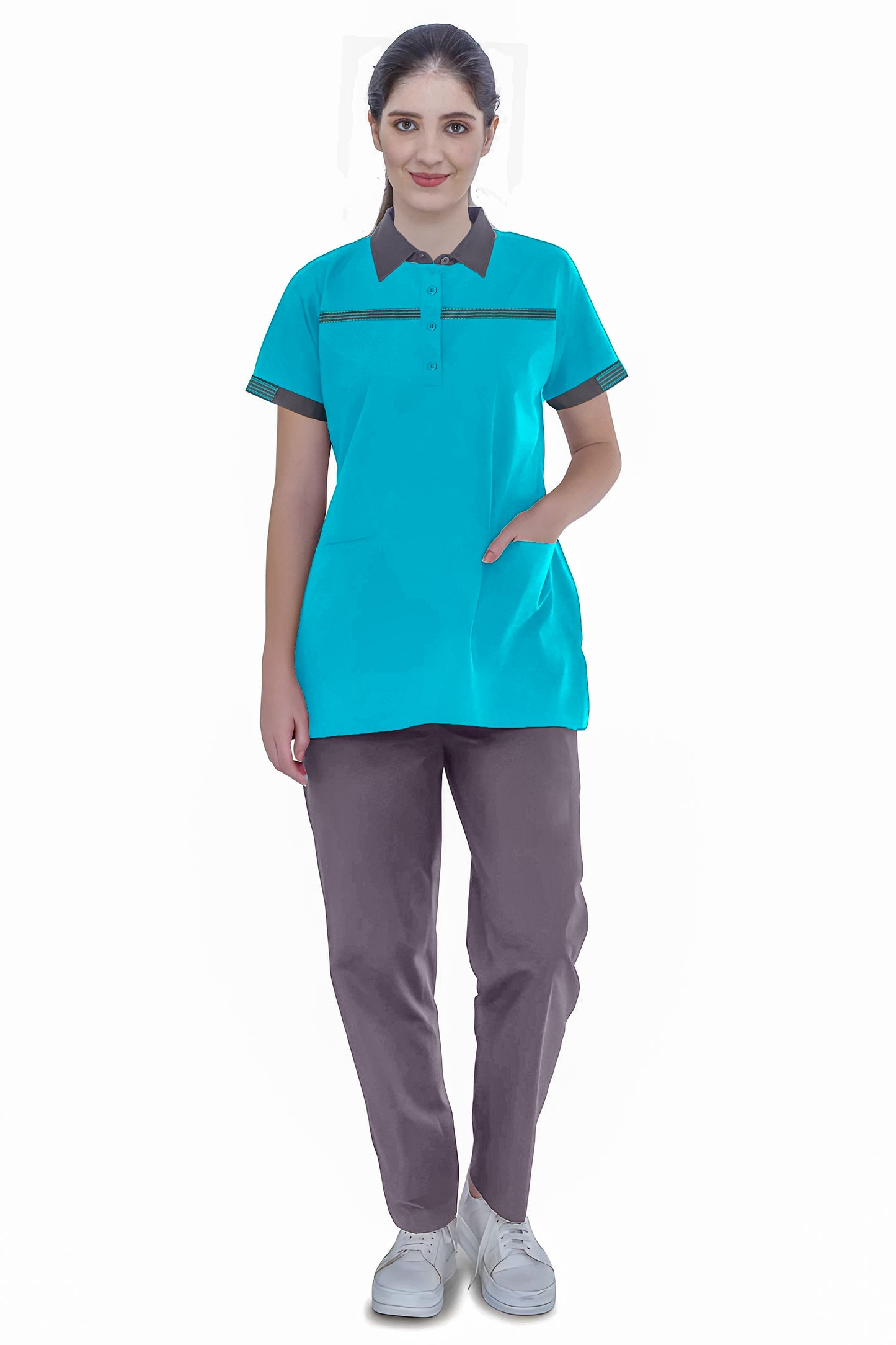 Female Support Staff - SS02 - Light Teal