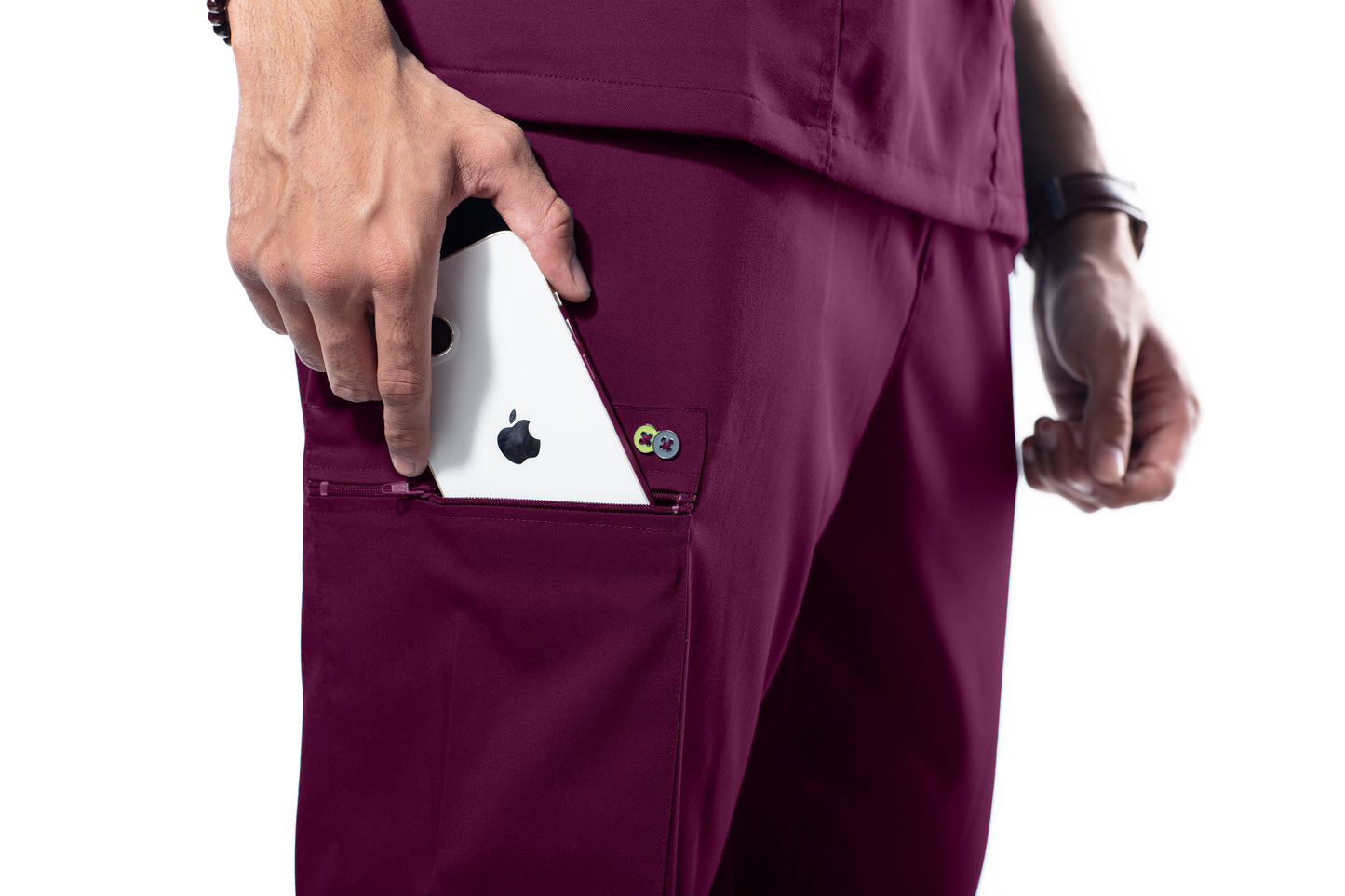 UC Stretch - Male Straight Pants - Wine