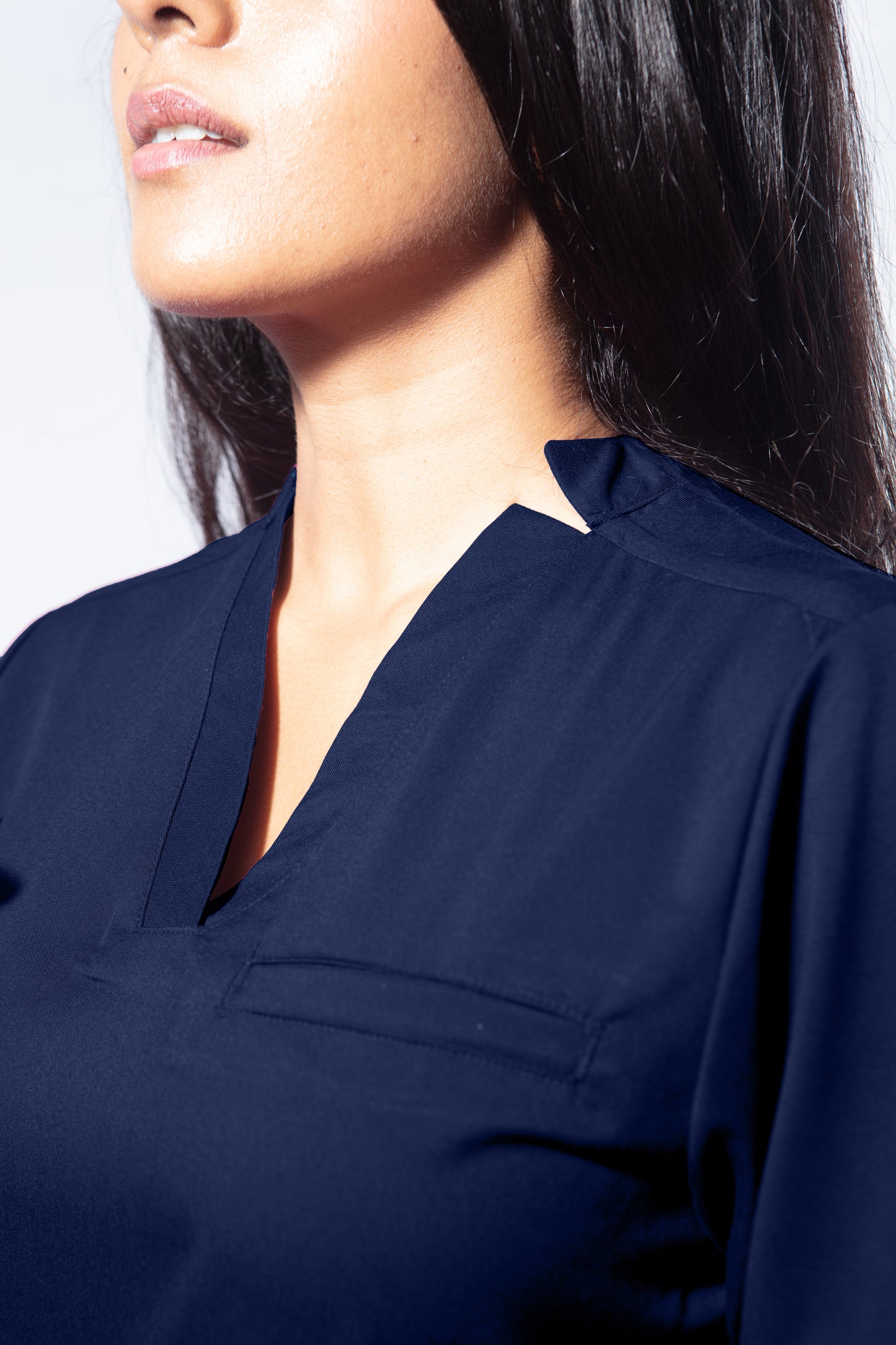 UC Stretch - Female Scrub Top - Sapphire