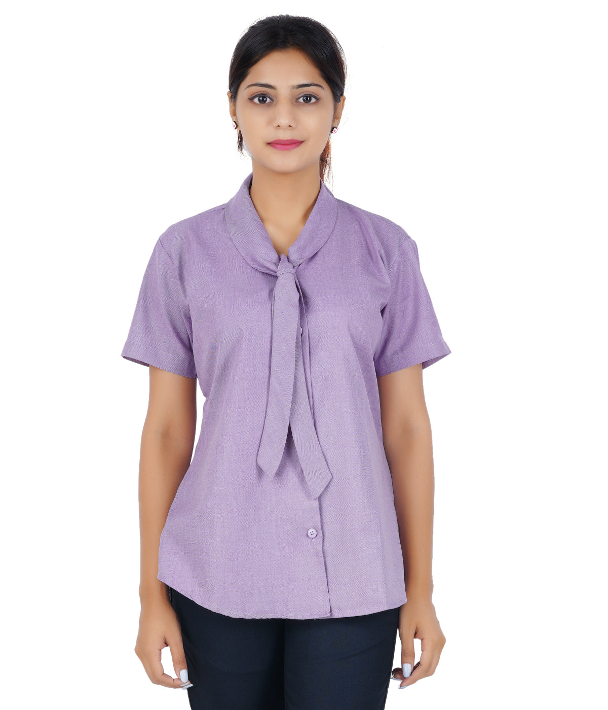 Female Front Office Shirt - Purple
