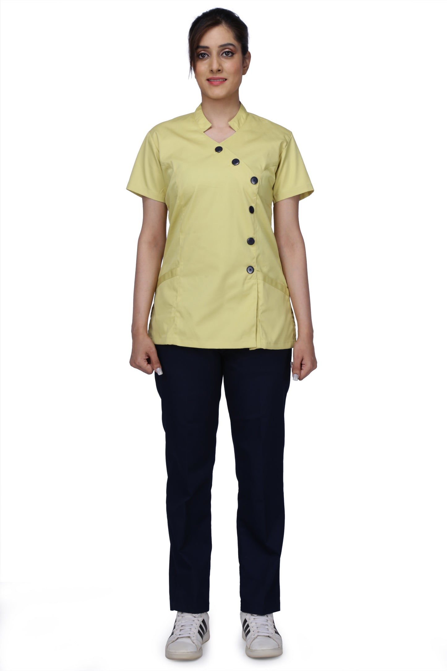 Female Nurse Uniform NT09 - Ginger Yellow