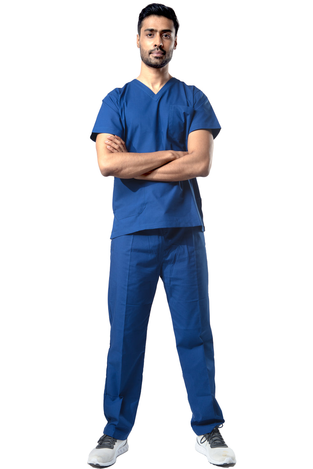 Male Scrub Suit - DSV - Bright Blue