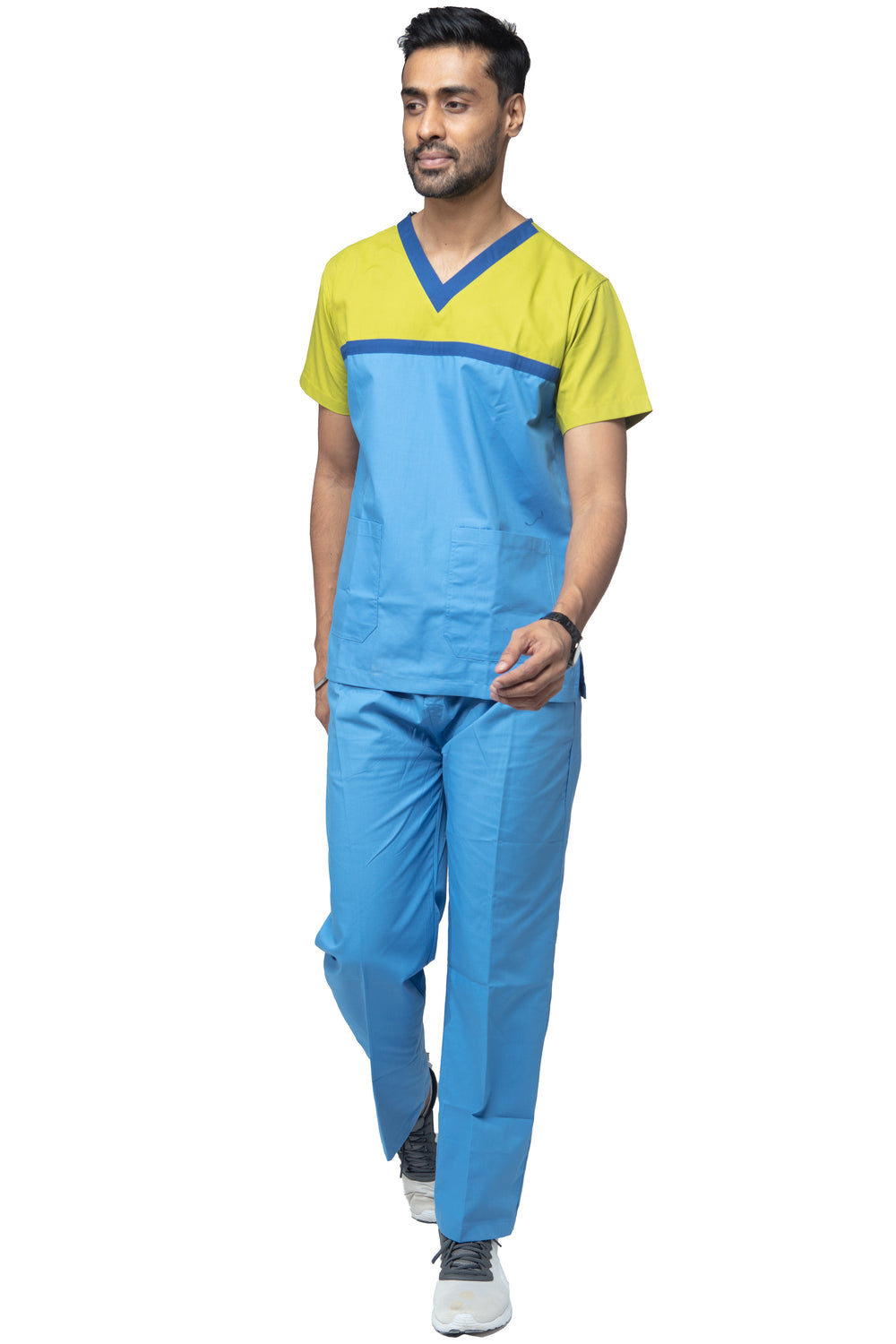 Mens Scrub Suit Designer - DSDV03 - Ocean Blue