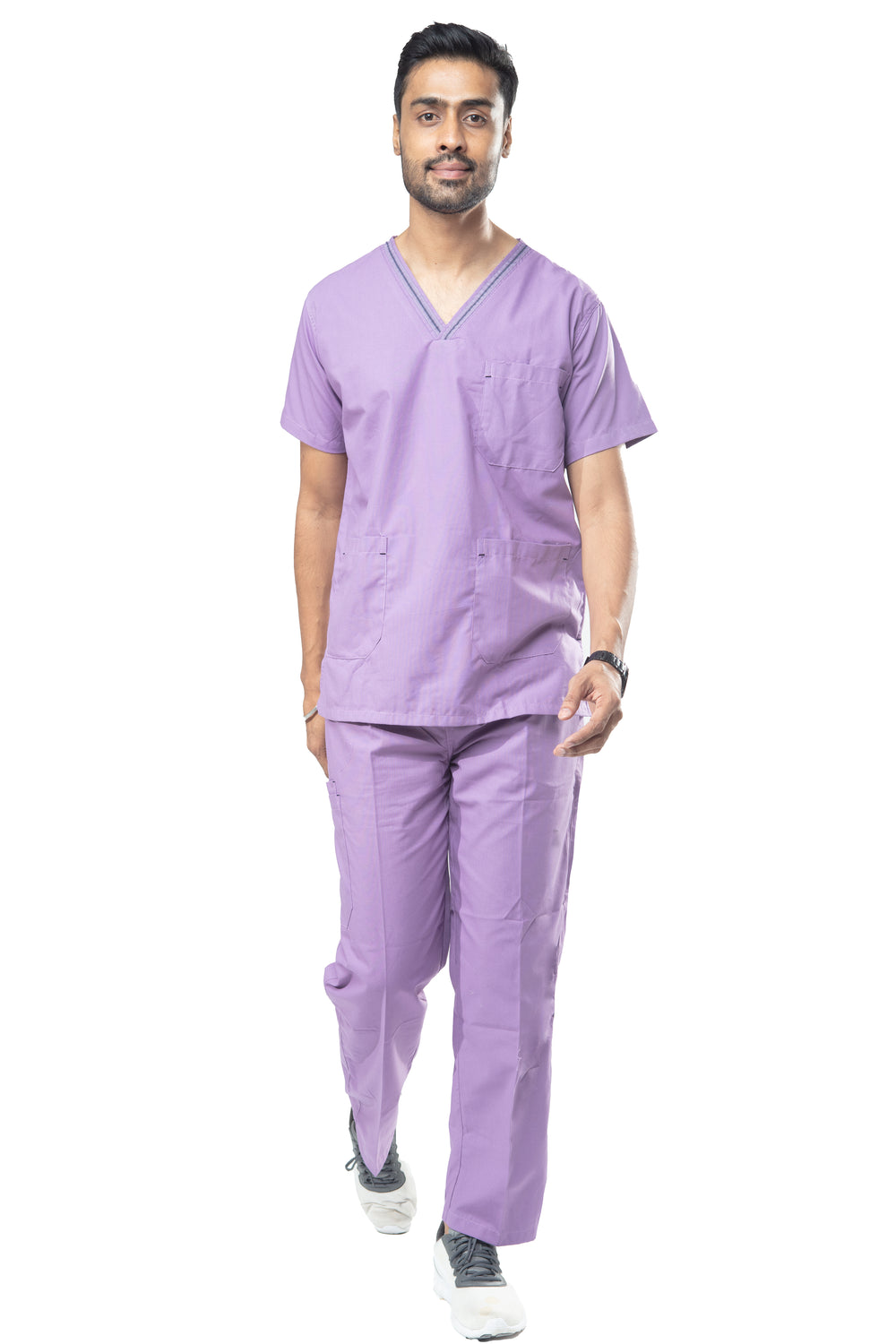 Male Scrub Suit Designer - DSDV01 - Lavender