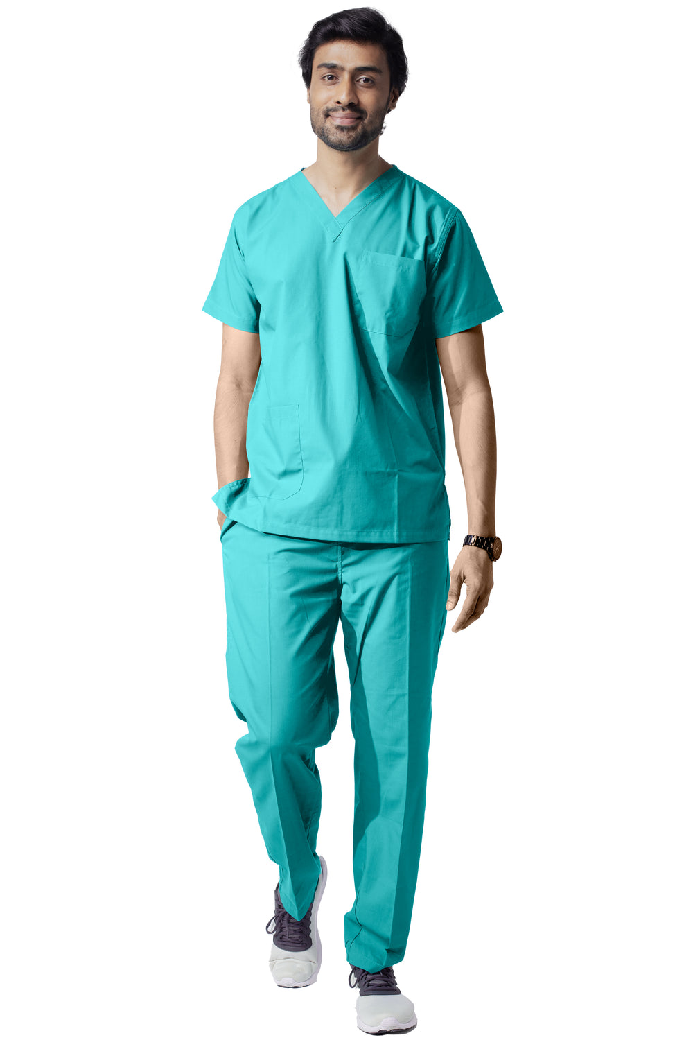 Male Scrub Suit - DSV - Light Green