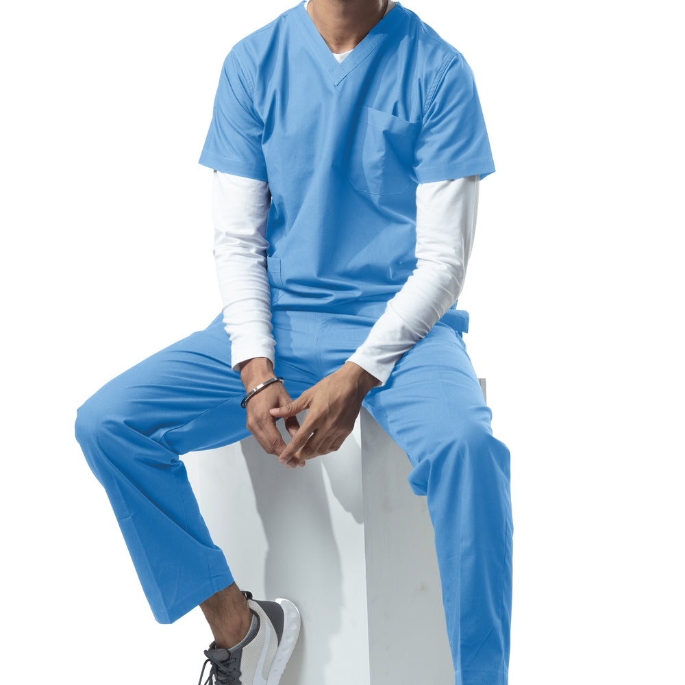 
                      
                        Male Scrub Suit - DSV - Ocean Blue
                      
                    