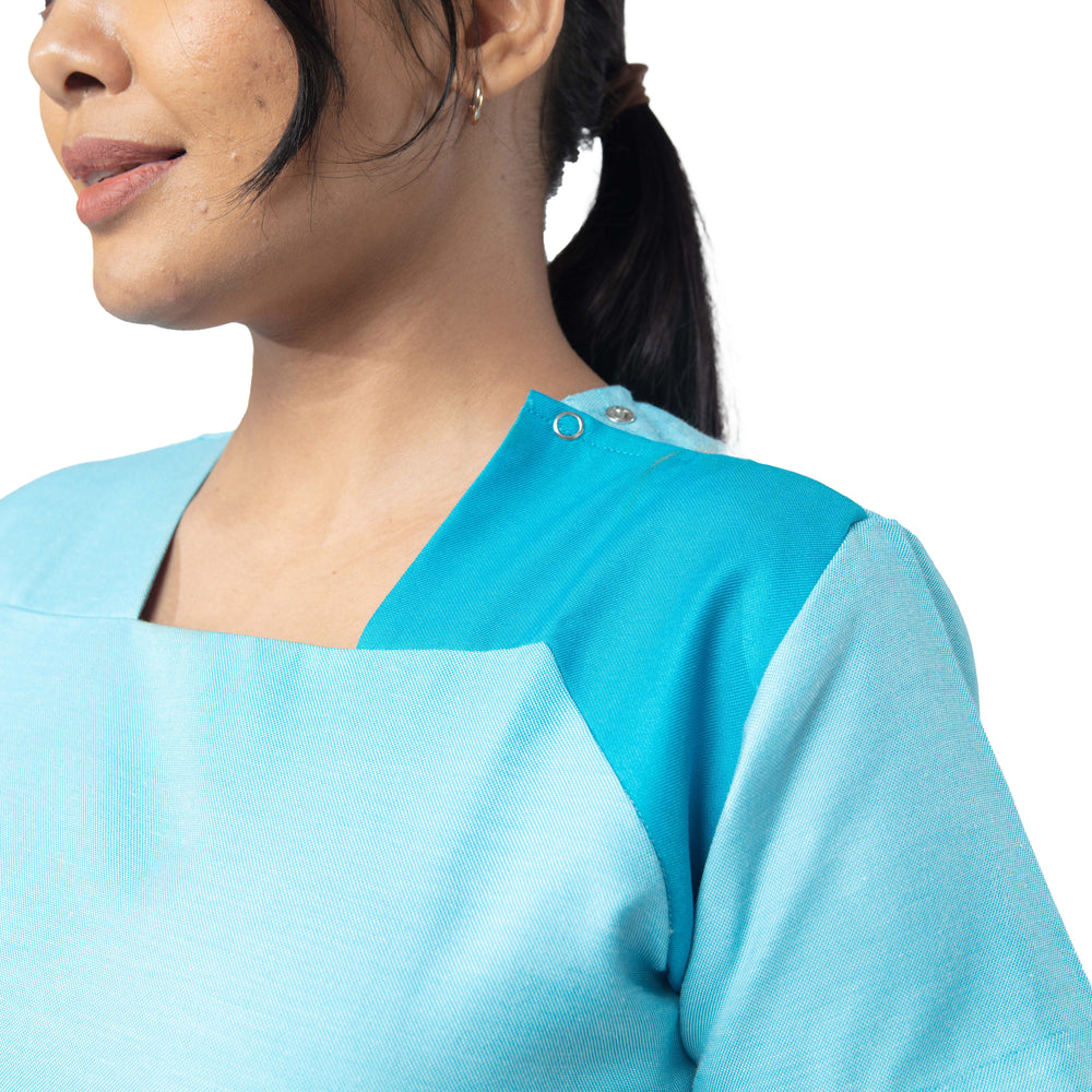 
                      
                        Female Nurse Uniform NT08 - Aqua
                      
                    