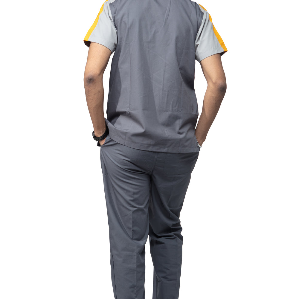 
                      
                        Male Scrub Suit Designer - DSDV04 - Grey / Marigold
                      
                    