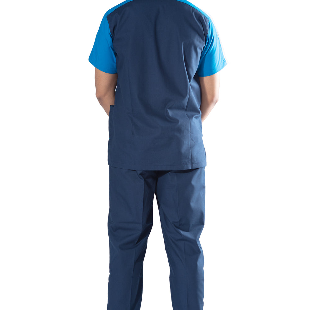 
                      
                        Male Scrub Suit Designer - DSDV04 - Olive Blue / Island Blue
                      
                    