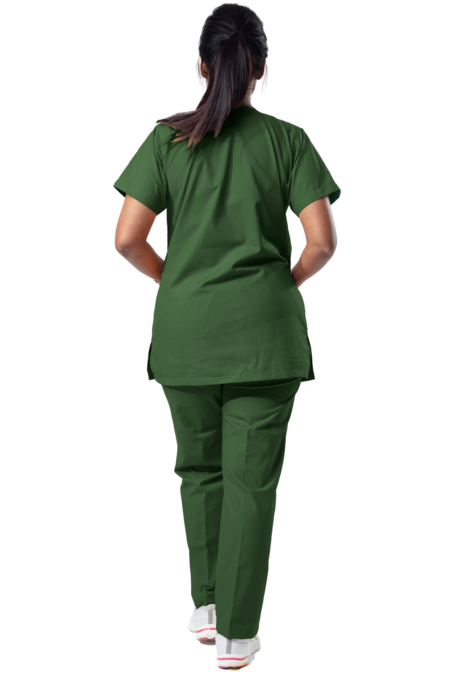 Female Scrub Suit - DSVX - Olive Green Uniform Craft Female Scrub Suit - DSVX - Olive Green Uniform Craft