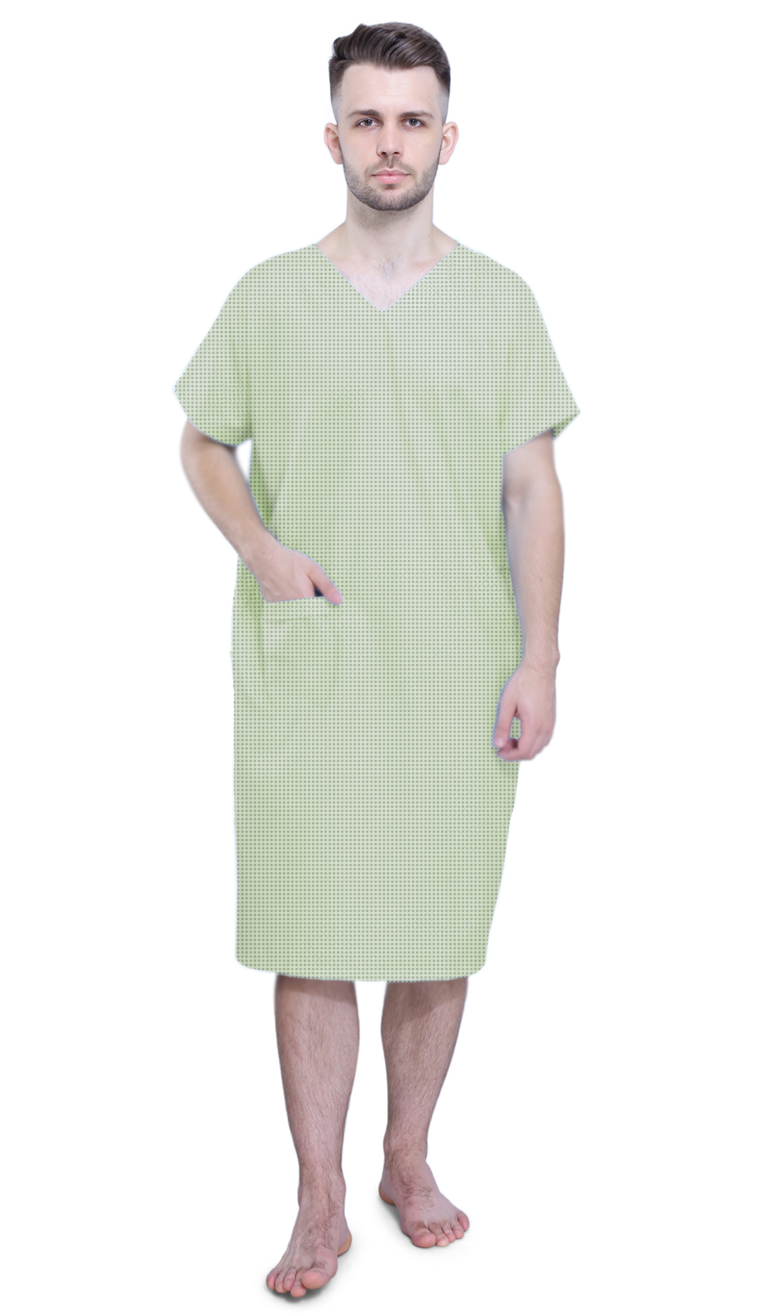 LUXCARE Hospital Gown for Women and Men [1 Pack] Cotton Blend, Reusable  Washable Patient Gowns Fit All Sizes to XXL ââ‚¬â€œ Unisex : Amazon.in:  Industrial & Scientific