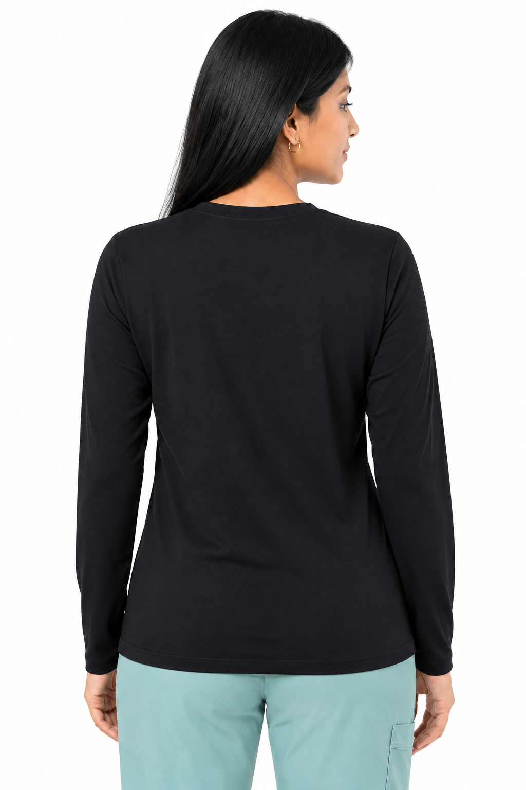 Female Underscrubs - Full Sleeve - Black