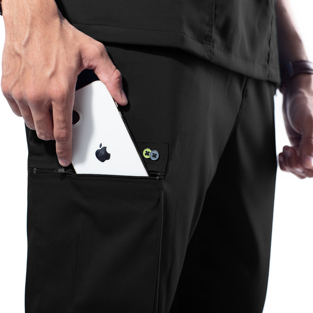 
                      
                        UC Stretch - Male Scrub Set - Cool Black
                      
                    